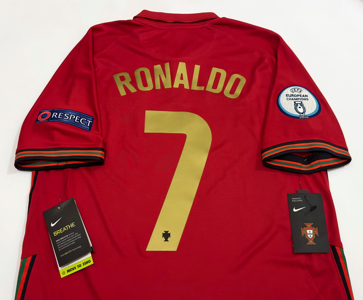 2020/21 Portugal #7 RONALDO Home Jersey (M)