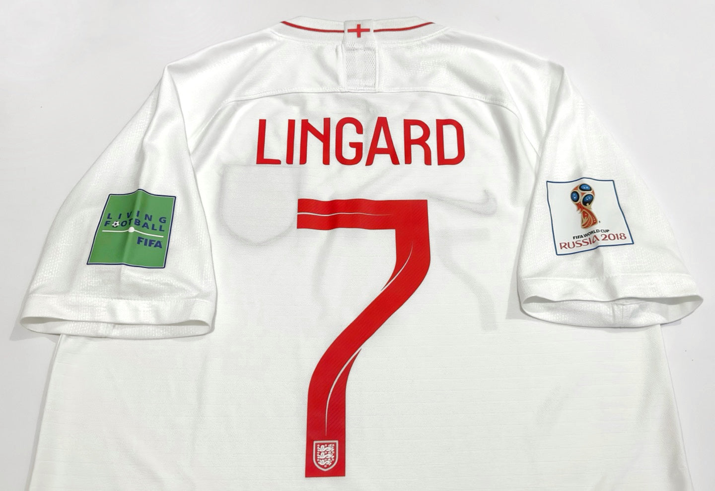 2018/19 England #7 LINGARD Home Jersey (M)