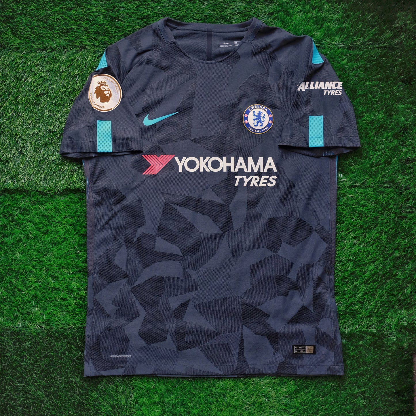 2017/18 Chelsea #10 HAZARD Third Jersey (L)