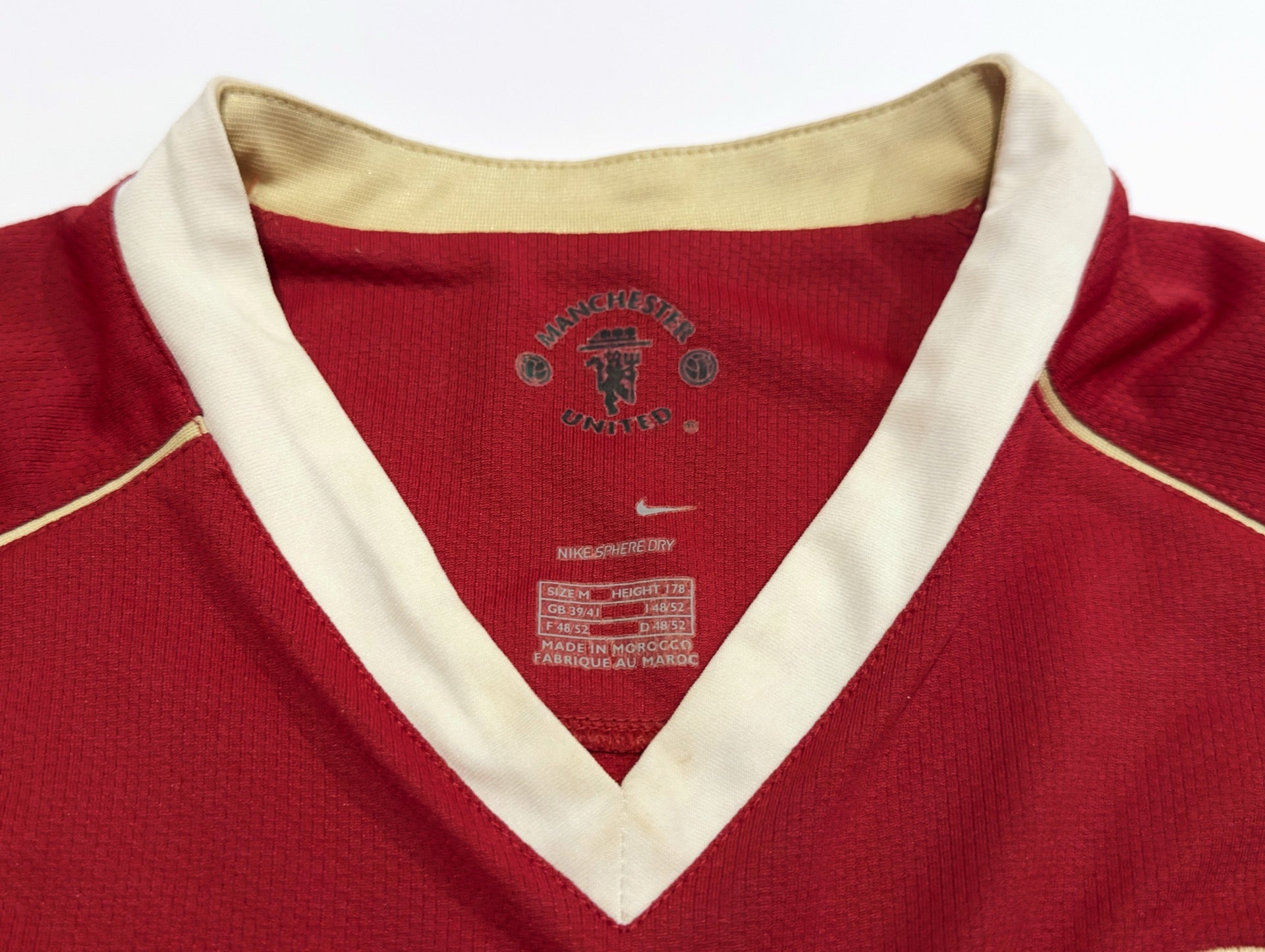 2006/07 Man Utd #7 RONALDO Home Jersey (M)