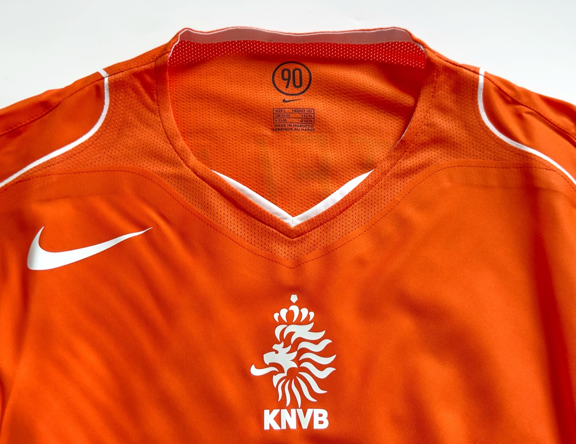 2004 Netherlands #10 V.NISTELROOY Home Jersey Nike Total 90 Boxset (L)