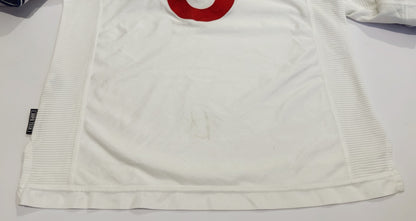 2000/01 England #8 SCHOLES Home Jersey (M)