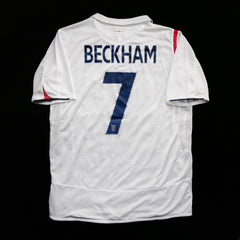 2005/07 England #7 BECKHAM Home Jersey (M)