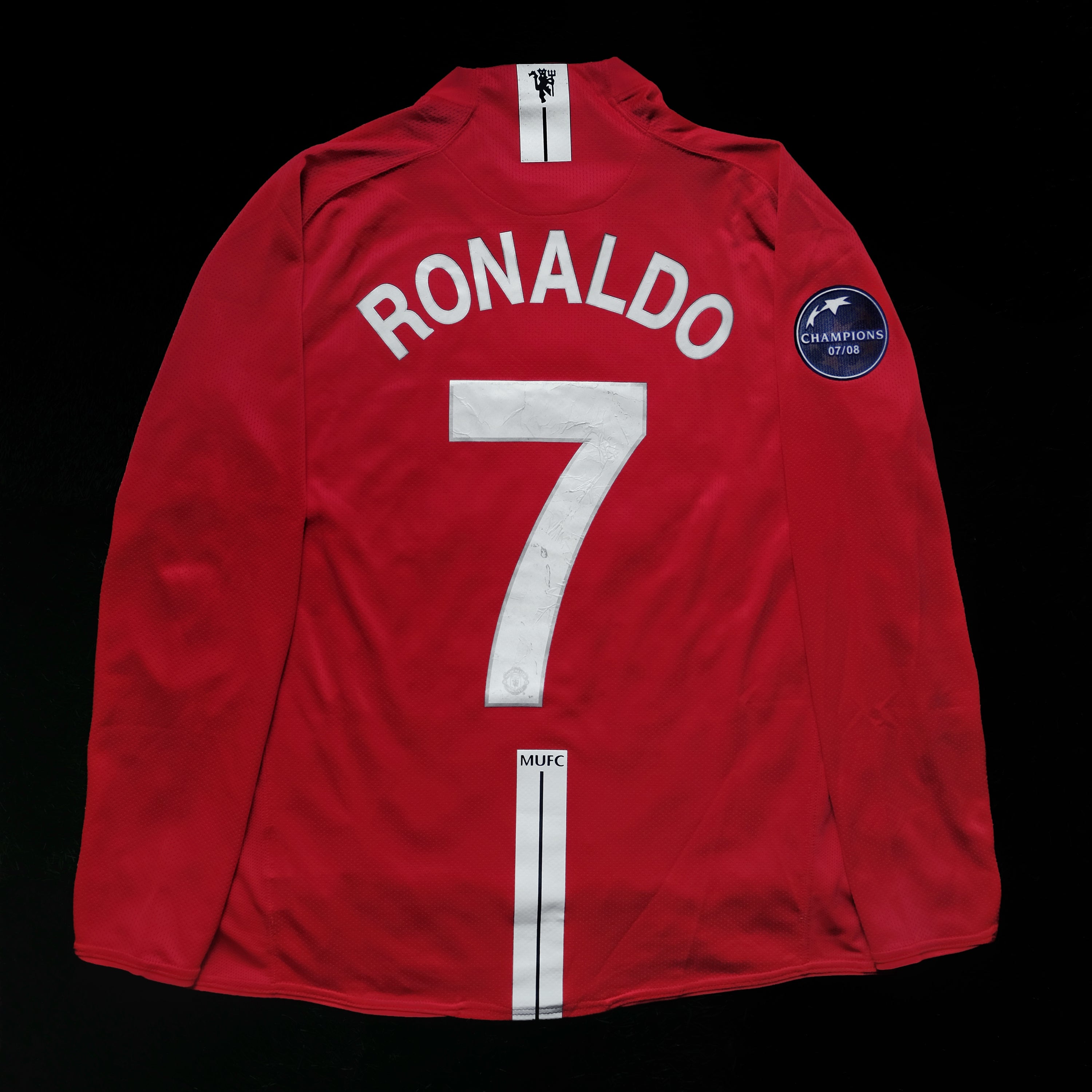 2008/09 Man Utd #7 RONALDO Home Jersey (L) L/S