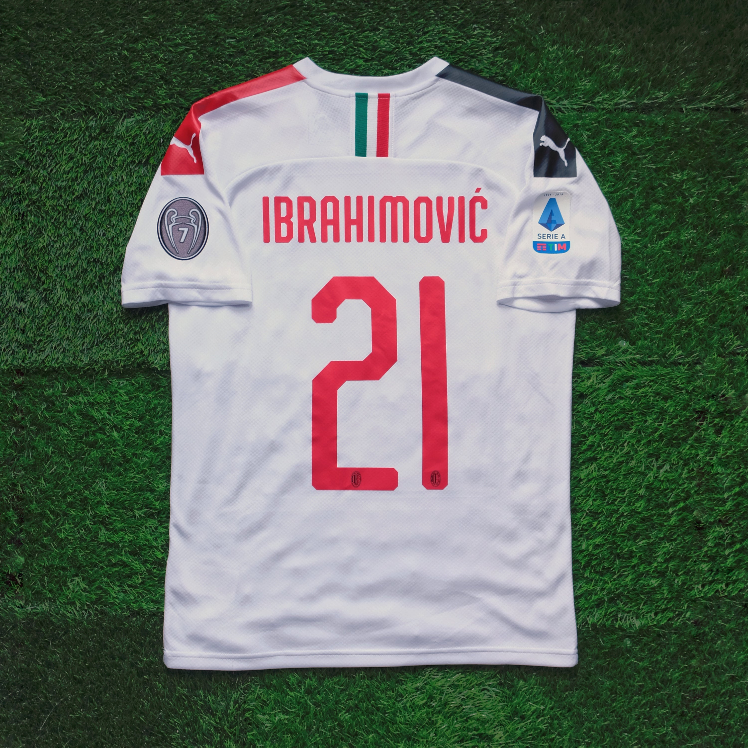 2019/20 AC Milan #21 IBRAHIMOVIC Away Jersey (S)