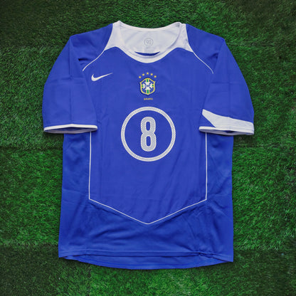 2004/05 Brazil #8 KAKA Away Jersey (M)