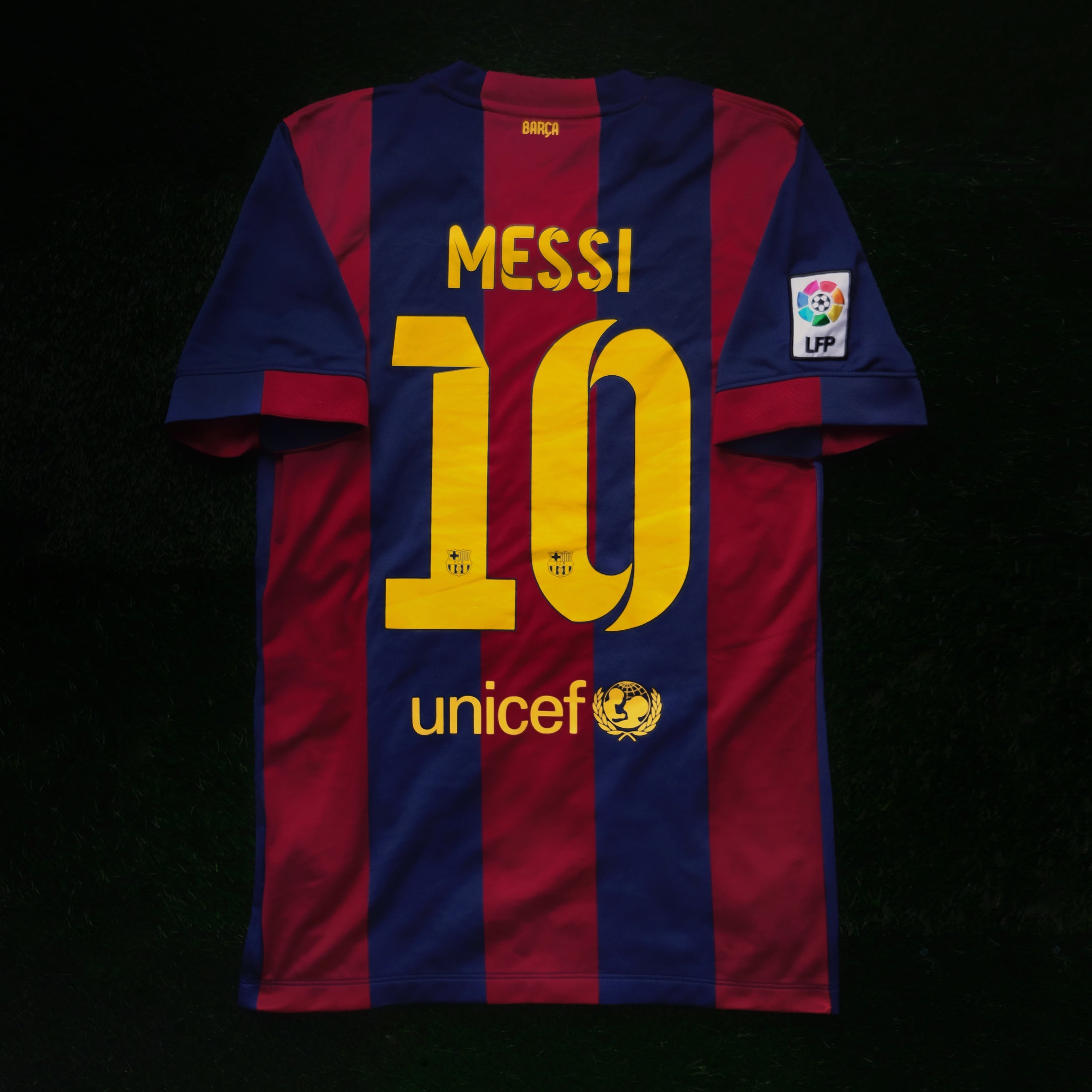 2014/15 Barcelona #10 MESSI Home Jersey (S)