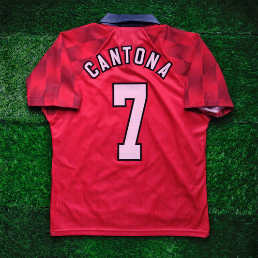 1996/97 Man Utd #7 CANTONA Home Jersey (M)