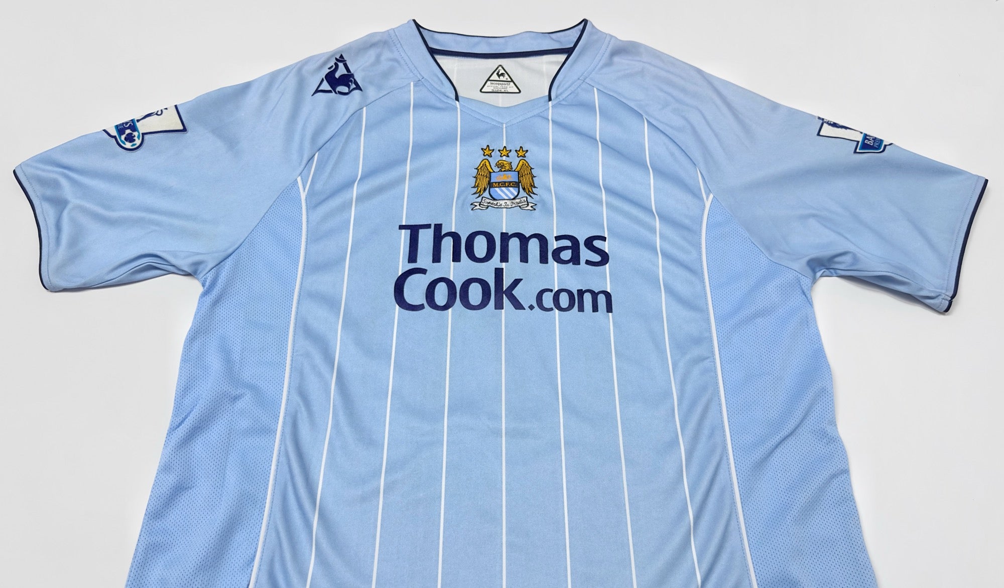 2007/08 Man City #7 IRELAND Home Jersey (XL)