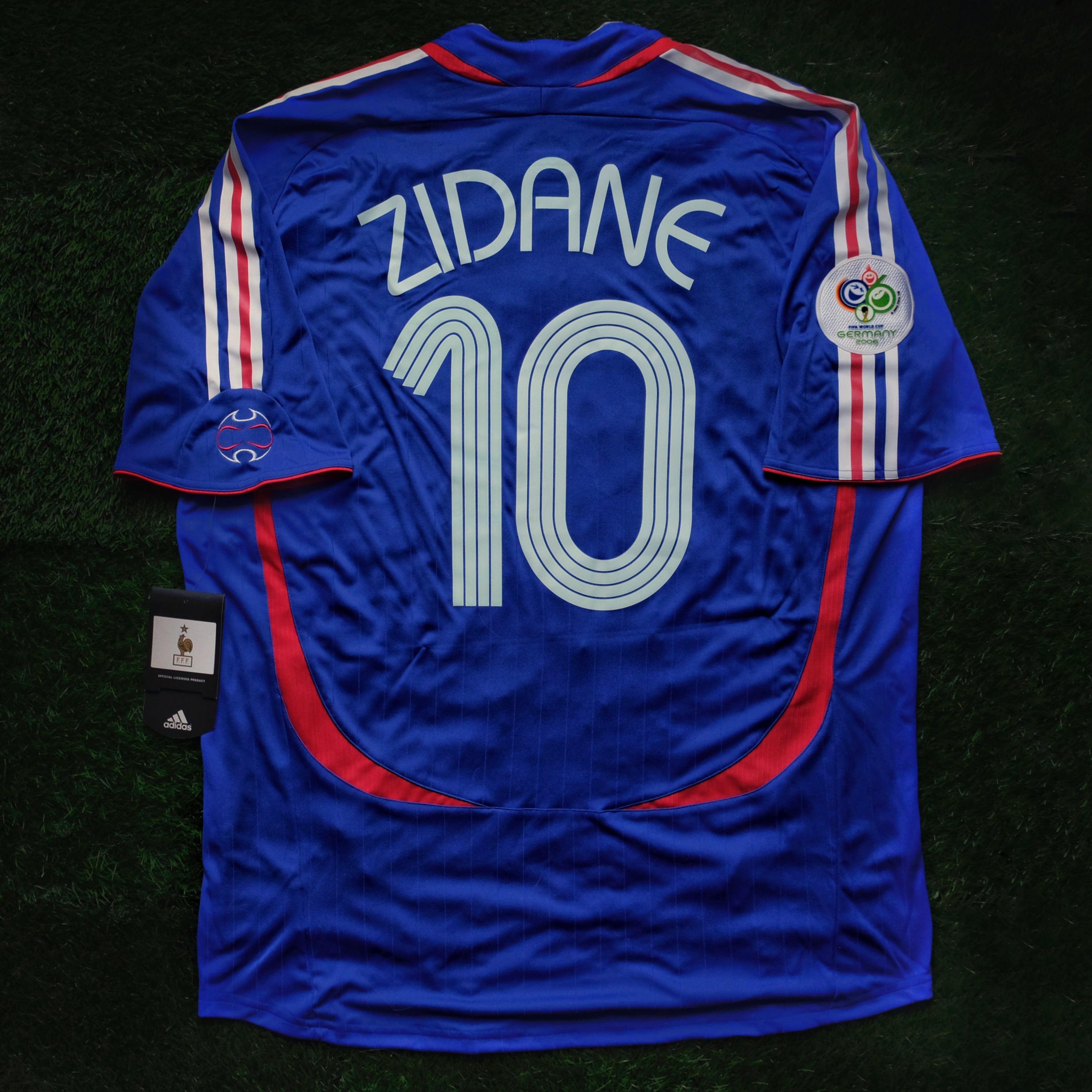 2006 France #10 ZIDANE Home Jersey Boxset (XL)