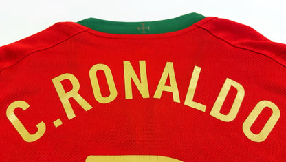 2008/10 Portugal #7 C.RONALDO Home Jersey (M)