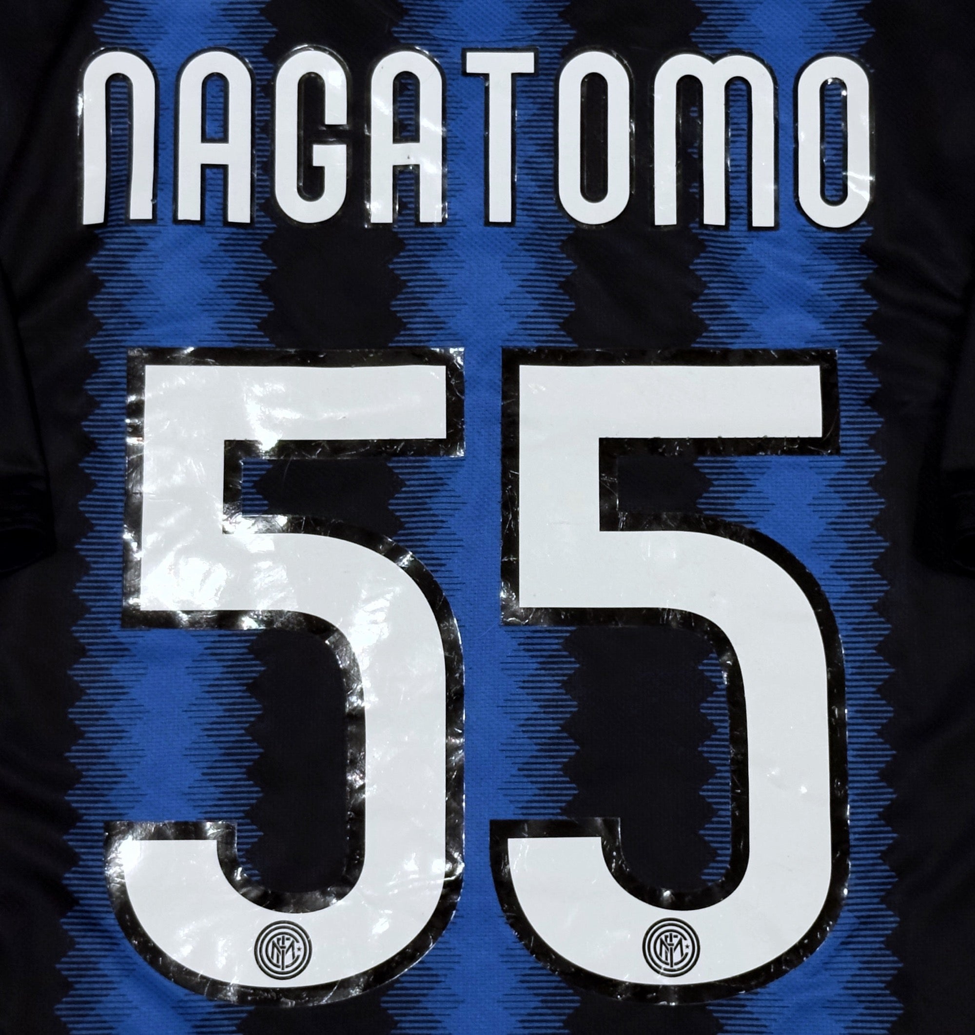 2010/11 Inter Milan #55 NAGATOMO Home Jersey (M)