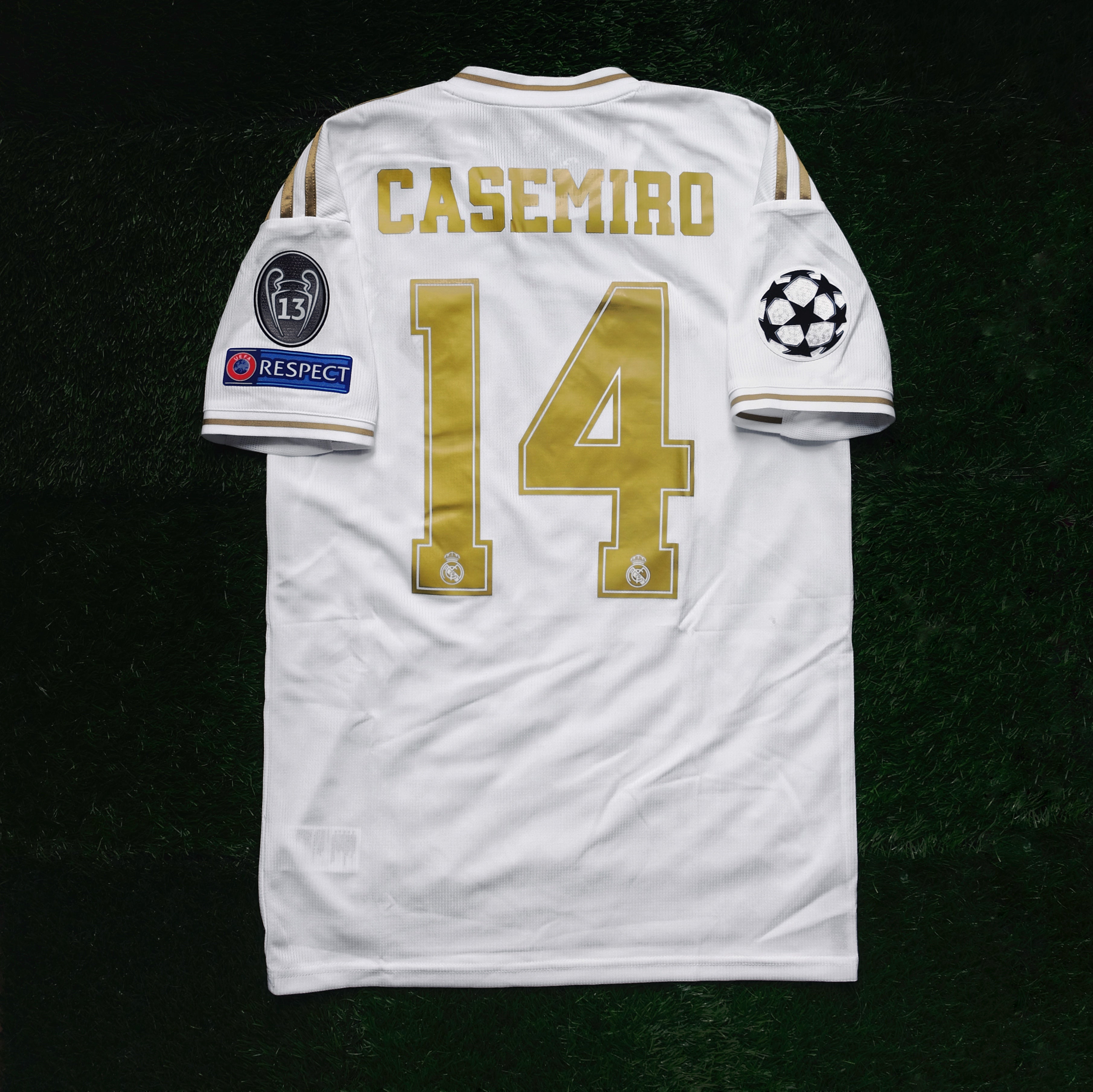2019/20 Real Madrid #14 CASEMIRO Home Jersey (S) – Double Kick