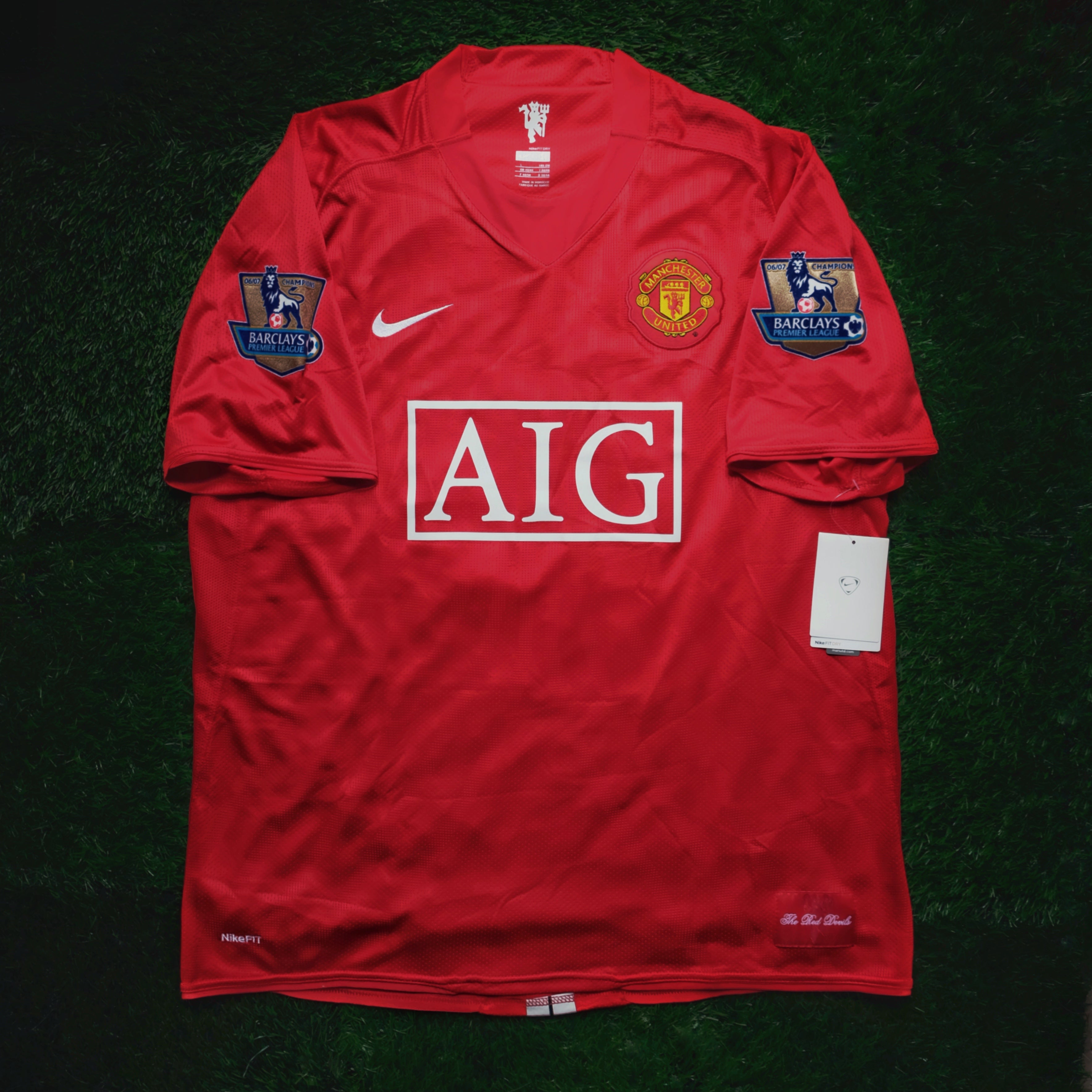 2007/08 Man Utd #17 NANI Home Jersey (L) – Double Kick Football