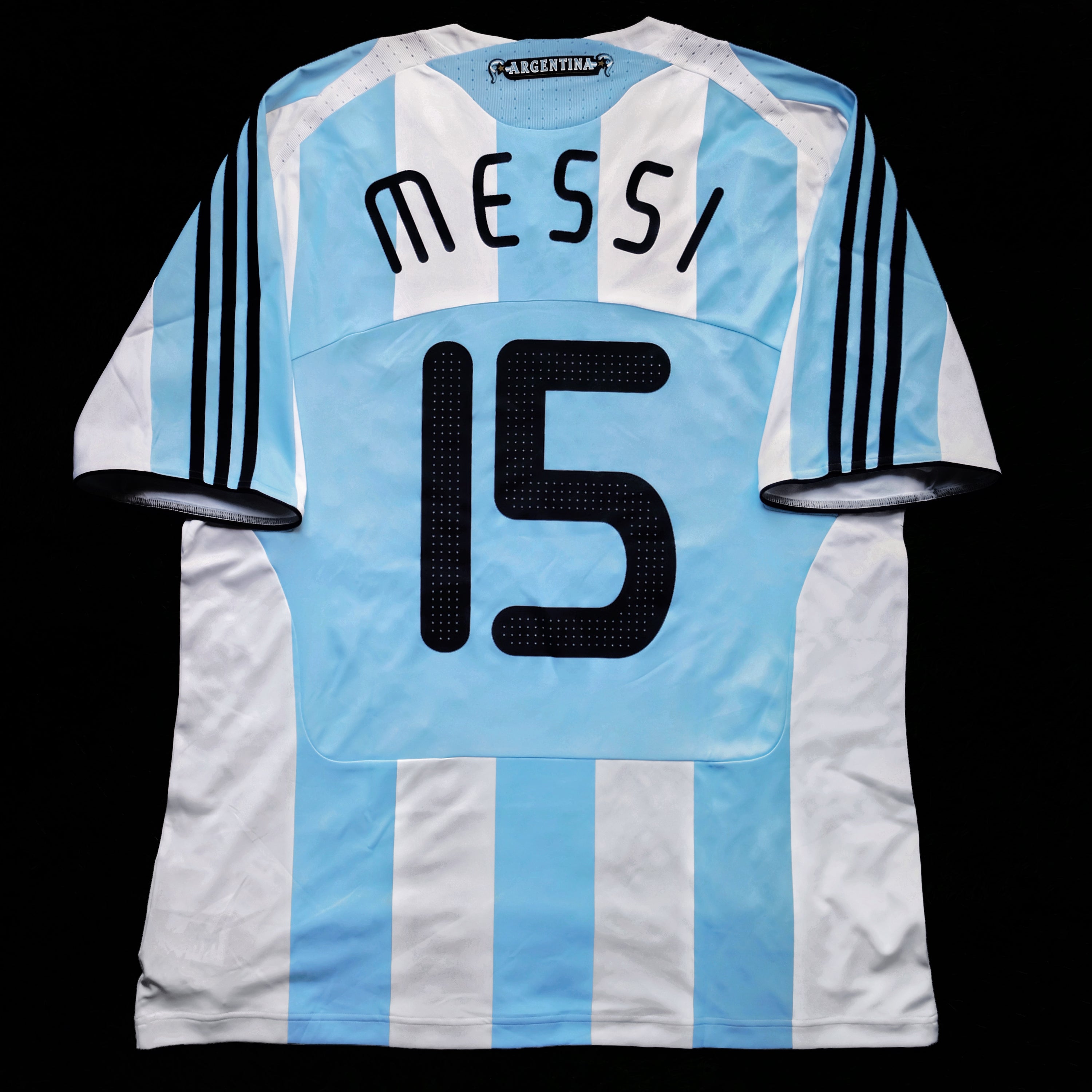 2007/09 Argentina #15 MESSI Home Jersey (XL)