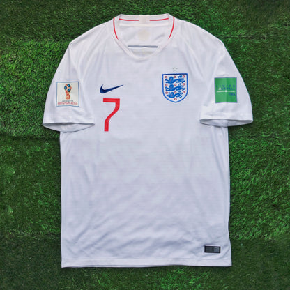 2018/19 England #7 LINGARD Home Jersey (M)