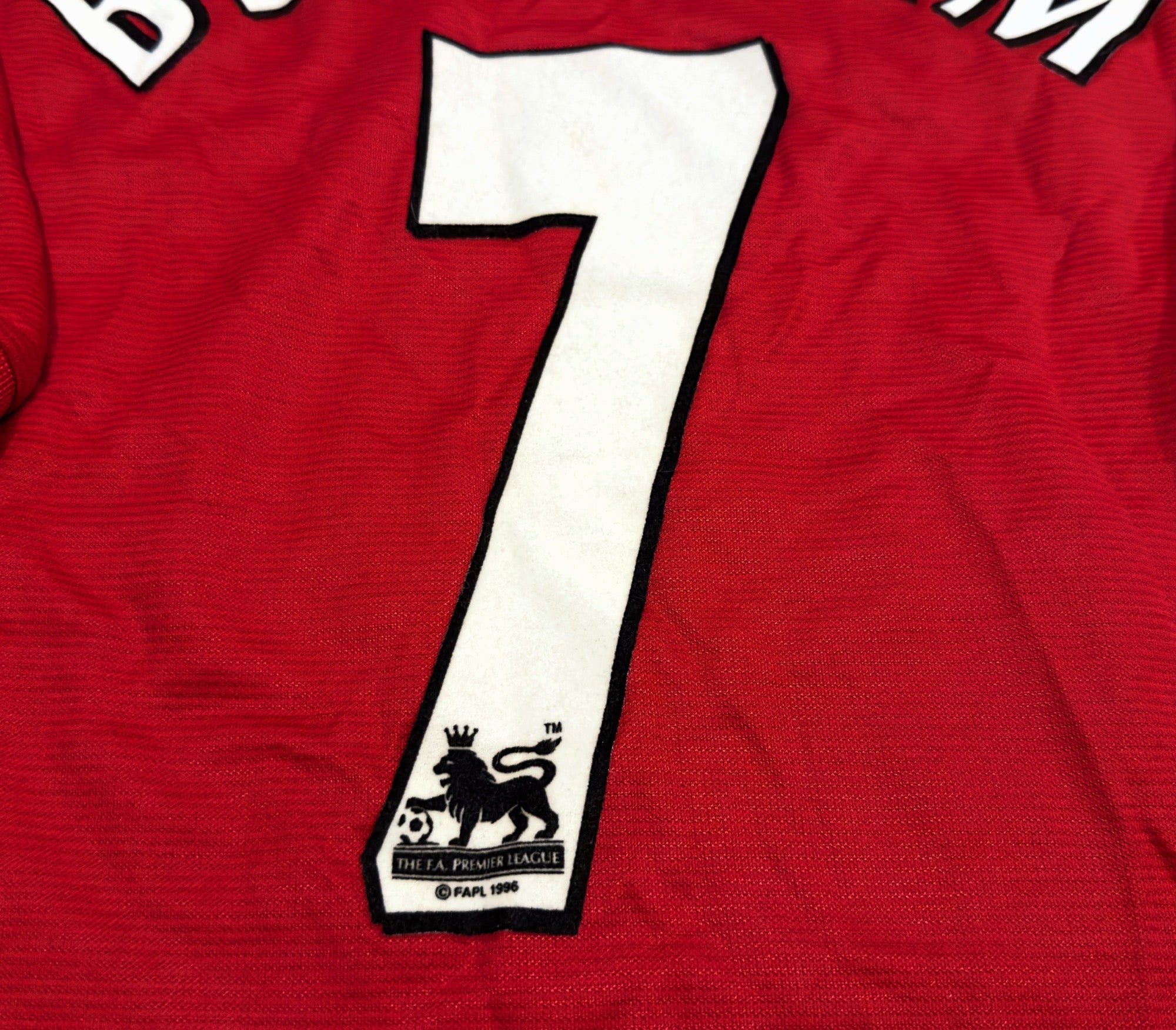 2000/02 Man Utd #7 BECKHAM Home Jersey (M)