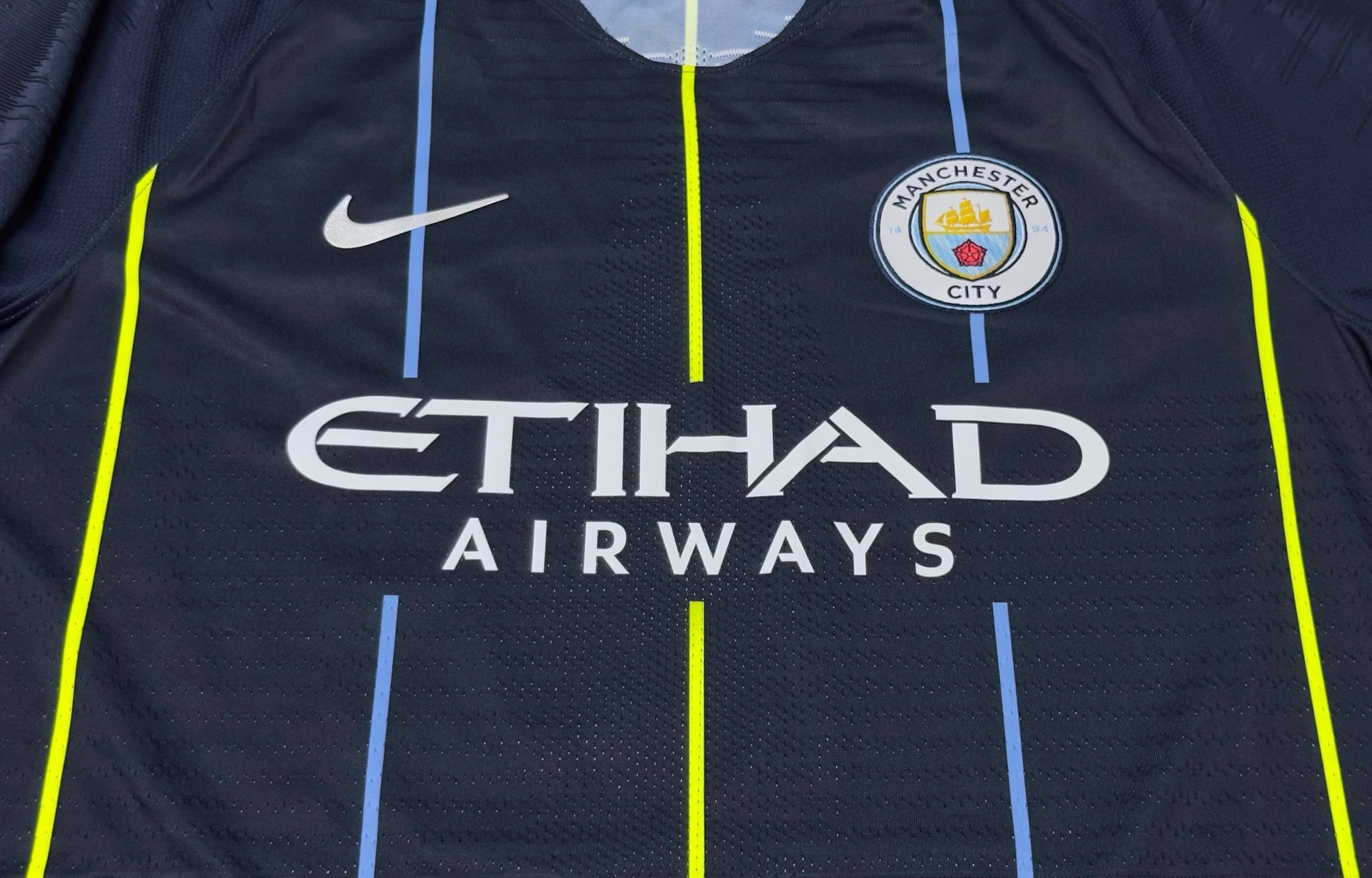 2018/19 Man City #10 KUN AGUERO Away Jersey (L)