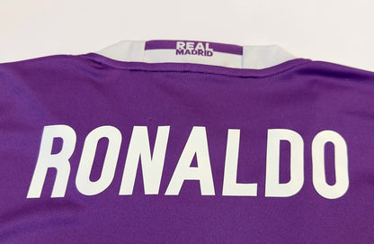 2016/17 Real Madrid #7 RONALDO Away Jersey (M) L/S