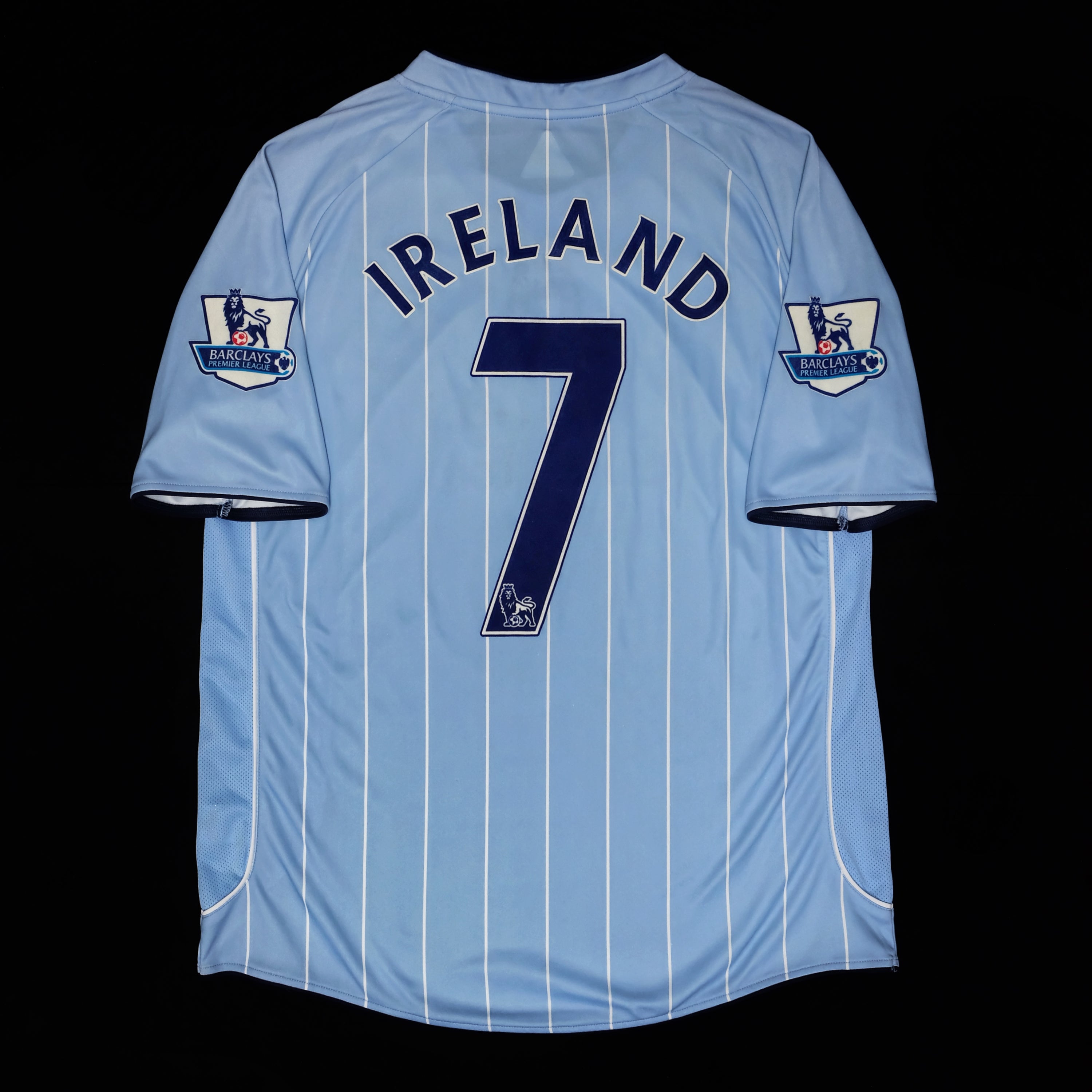 2007/08 Man City #7 IRELAND Home Jersey (XL)