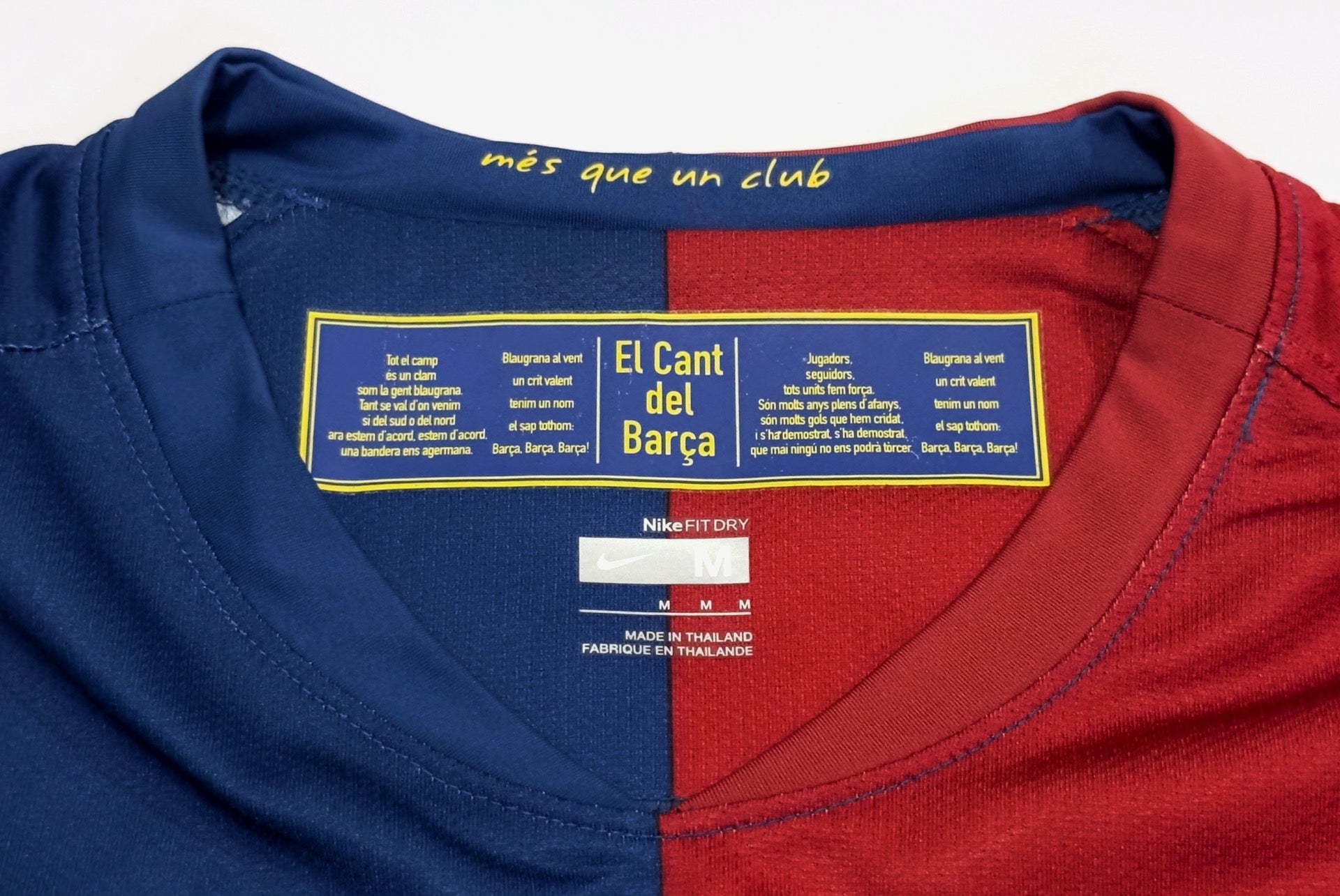 2008/09 Barcelona #6 XAVI Home Jersey (M) L/S