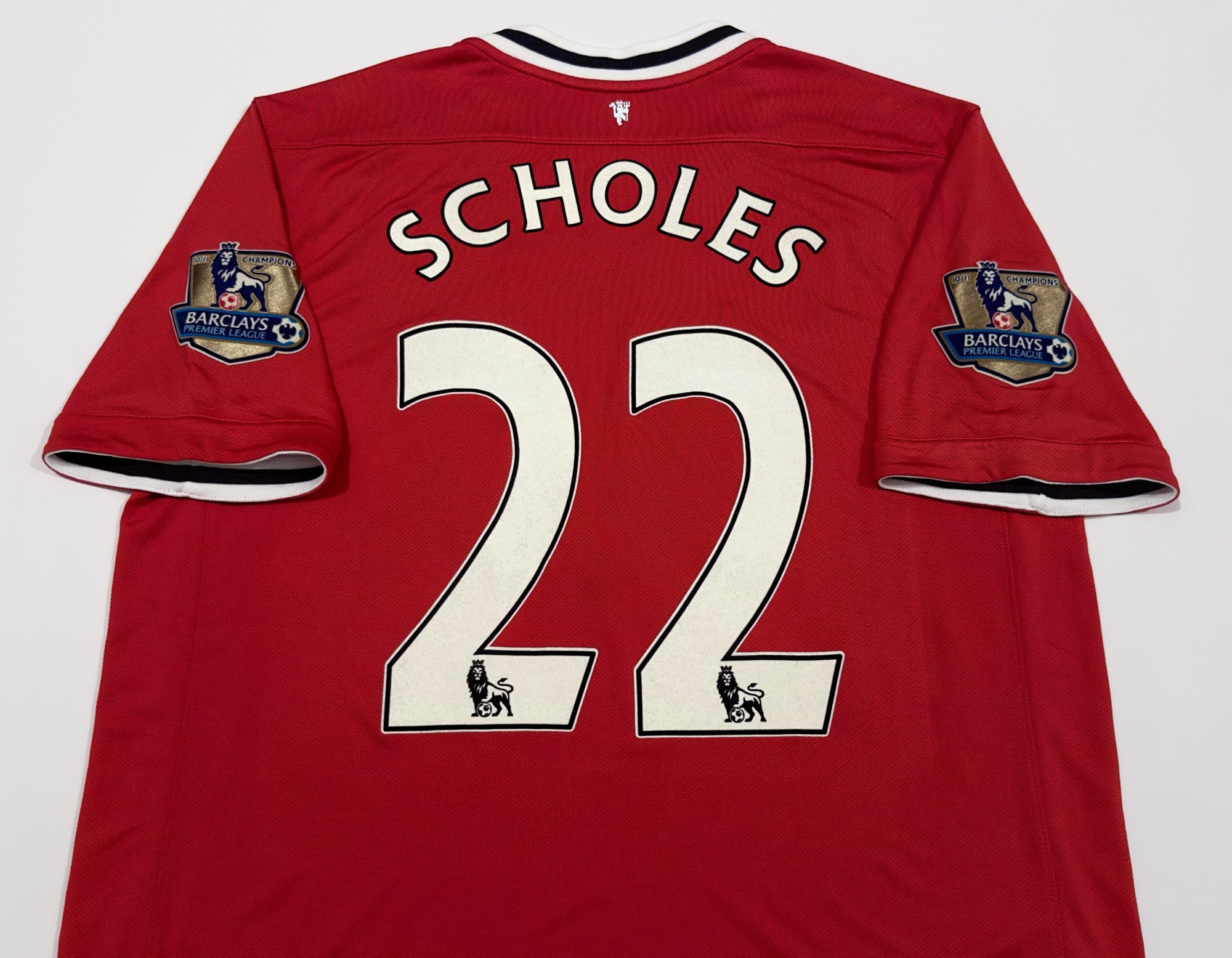 2011/12 Man Utd #22 SCHOLES Home Jersey (XL)