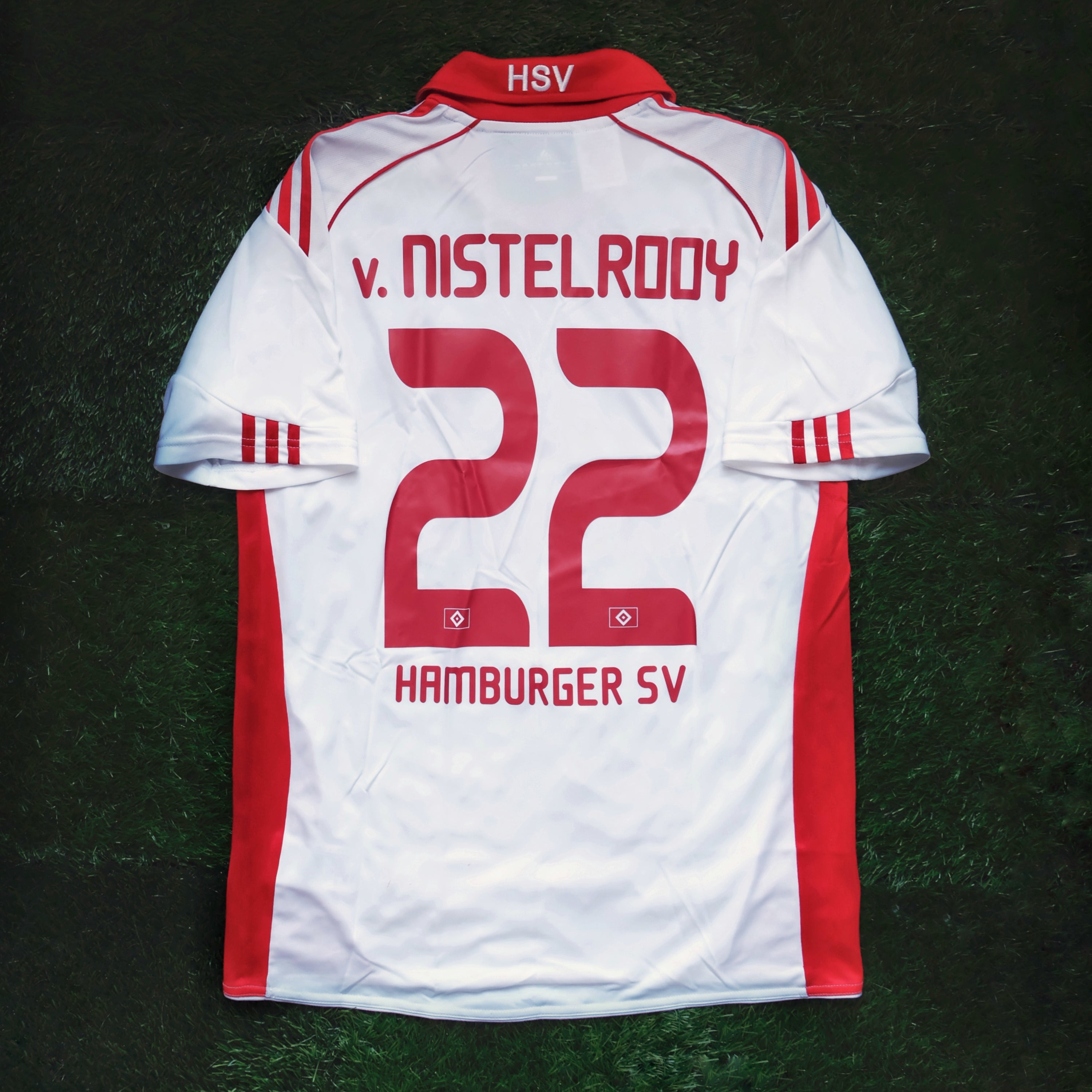 2010/11 Hamburger SV #22 v. NISTELROOY Home Jersey (Y)