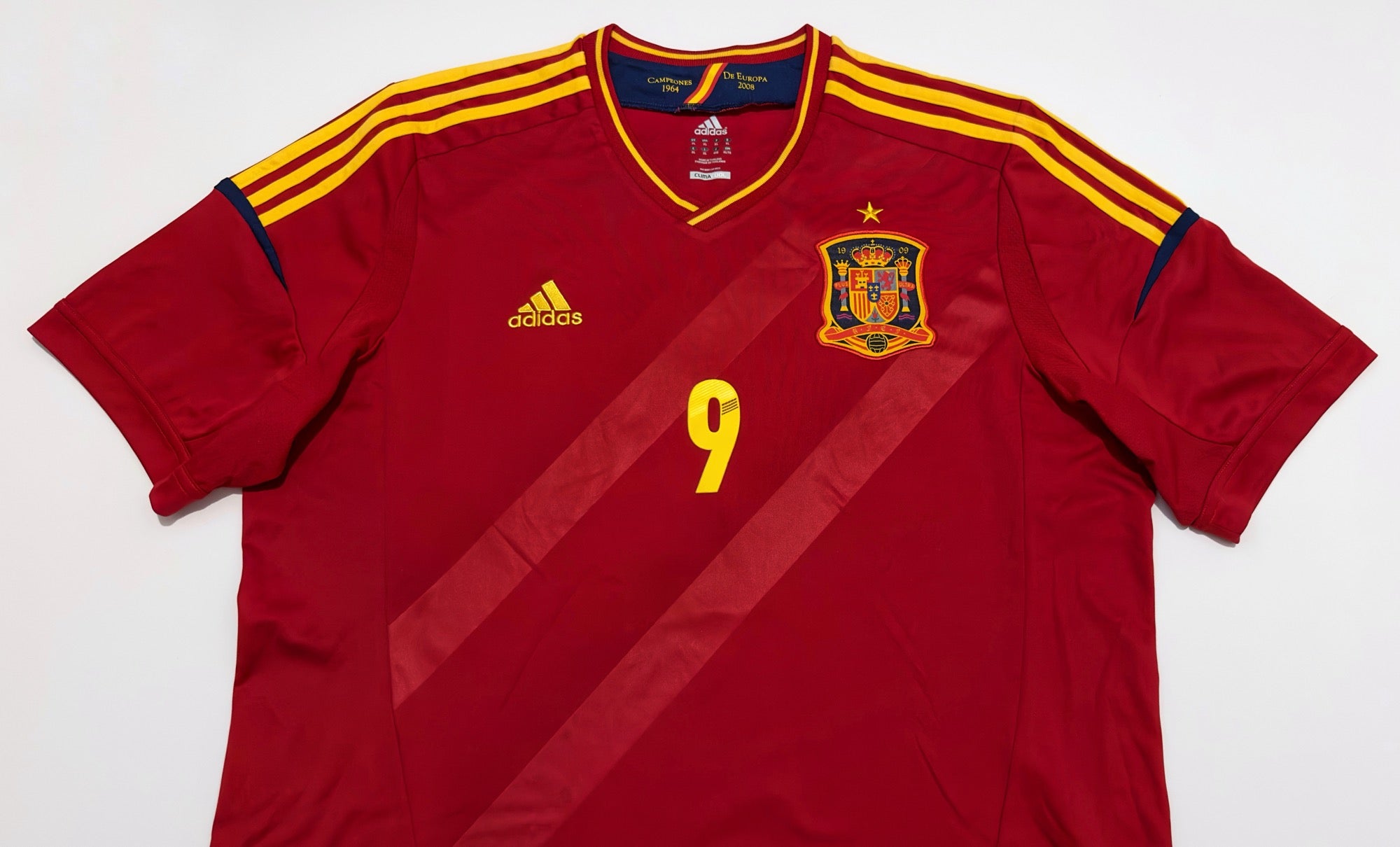 2012 Spain #9 TORRES Home Jersey (XL)