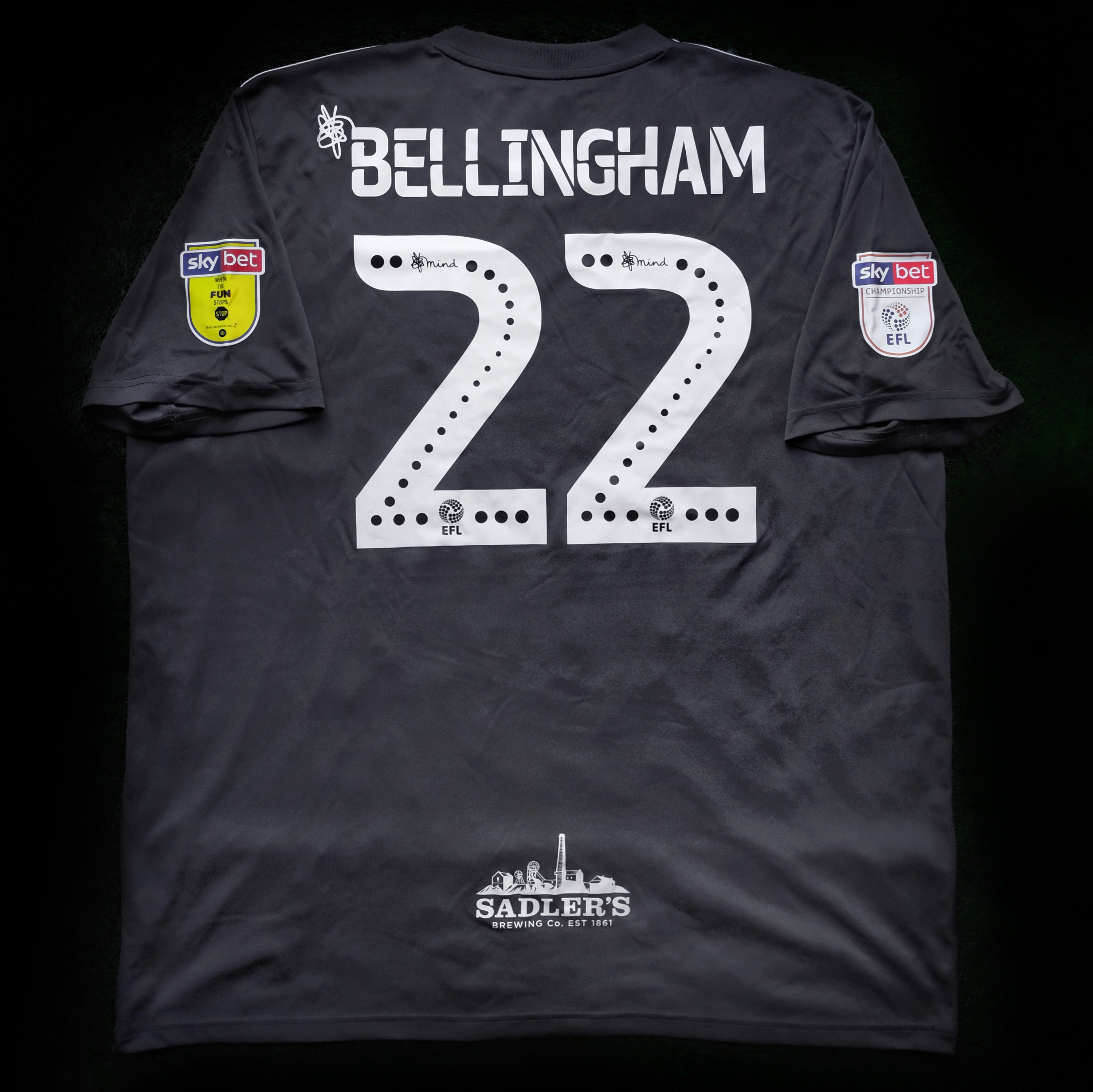 2019/20 Birmingham #22 BELLINGHAM Away Jersey (2XL)