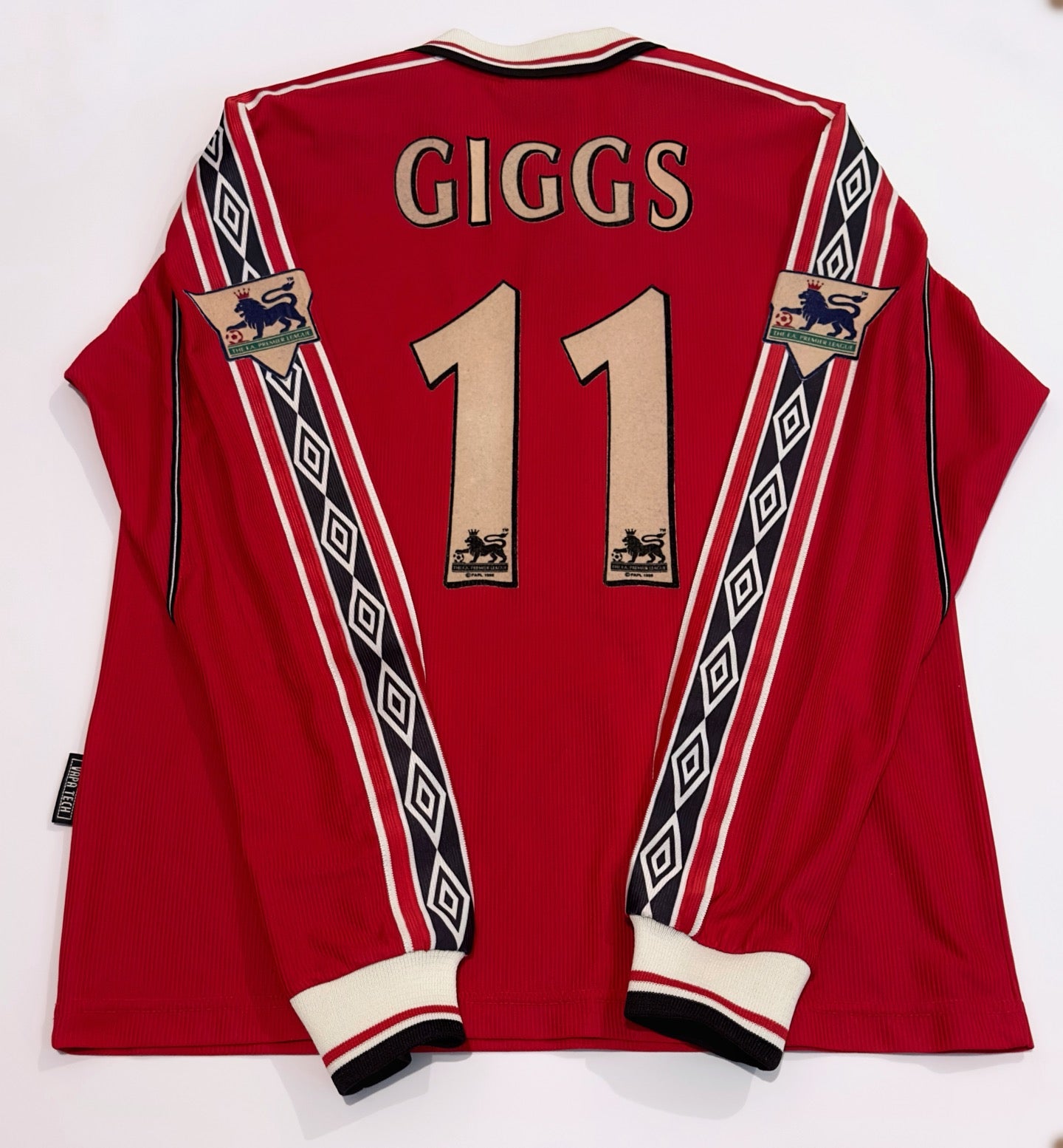 1998/99 Man Utd #11 GIGGS Home Jersey (Y) L/S