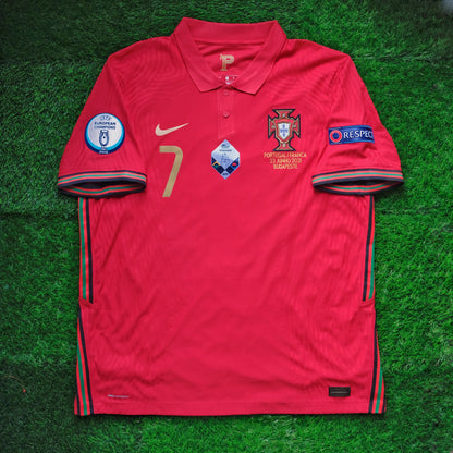 2020/21 Portugal #7 RONALDO Home Jersey (XL)