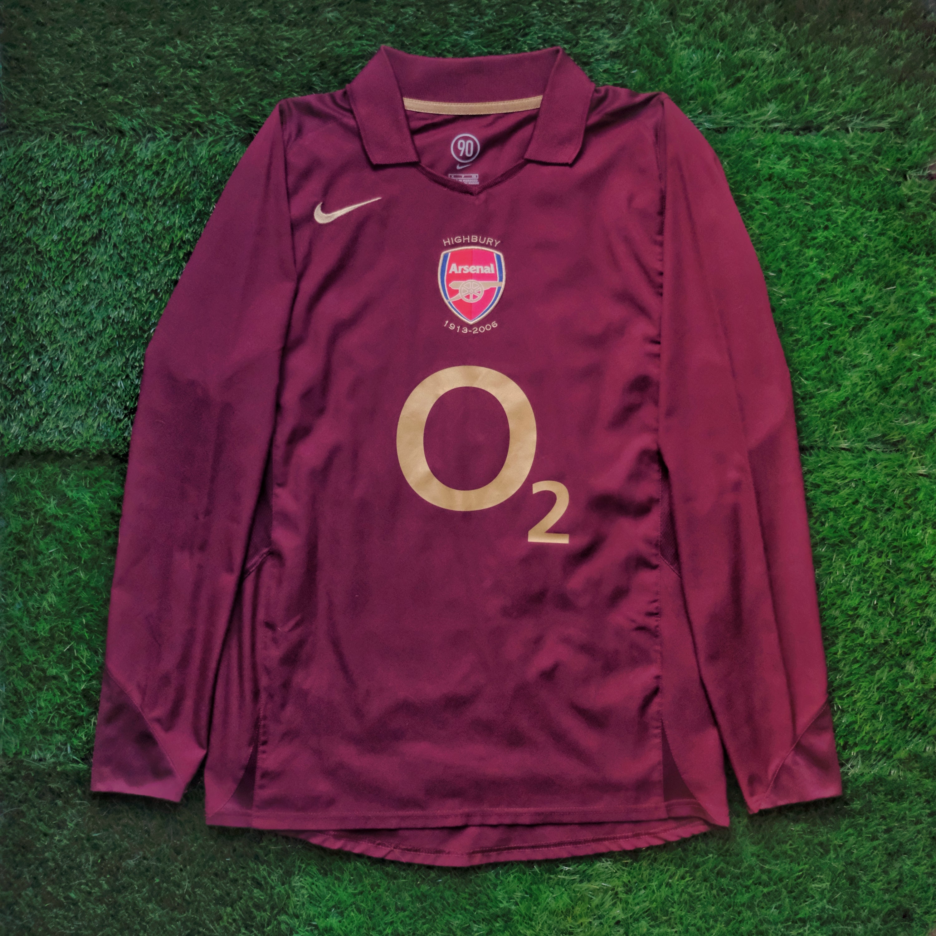 2005/06 Arsenal Home Jersey (S) L/S