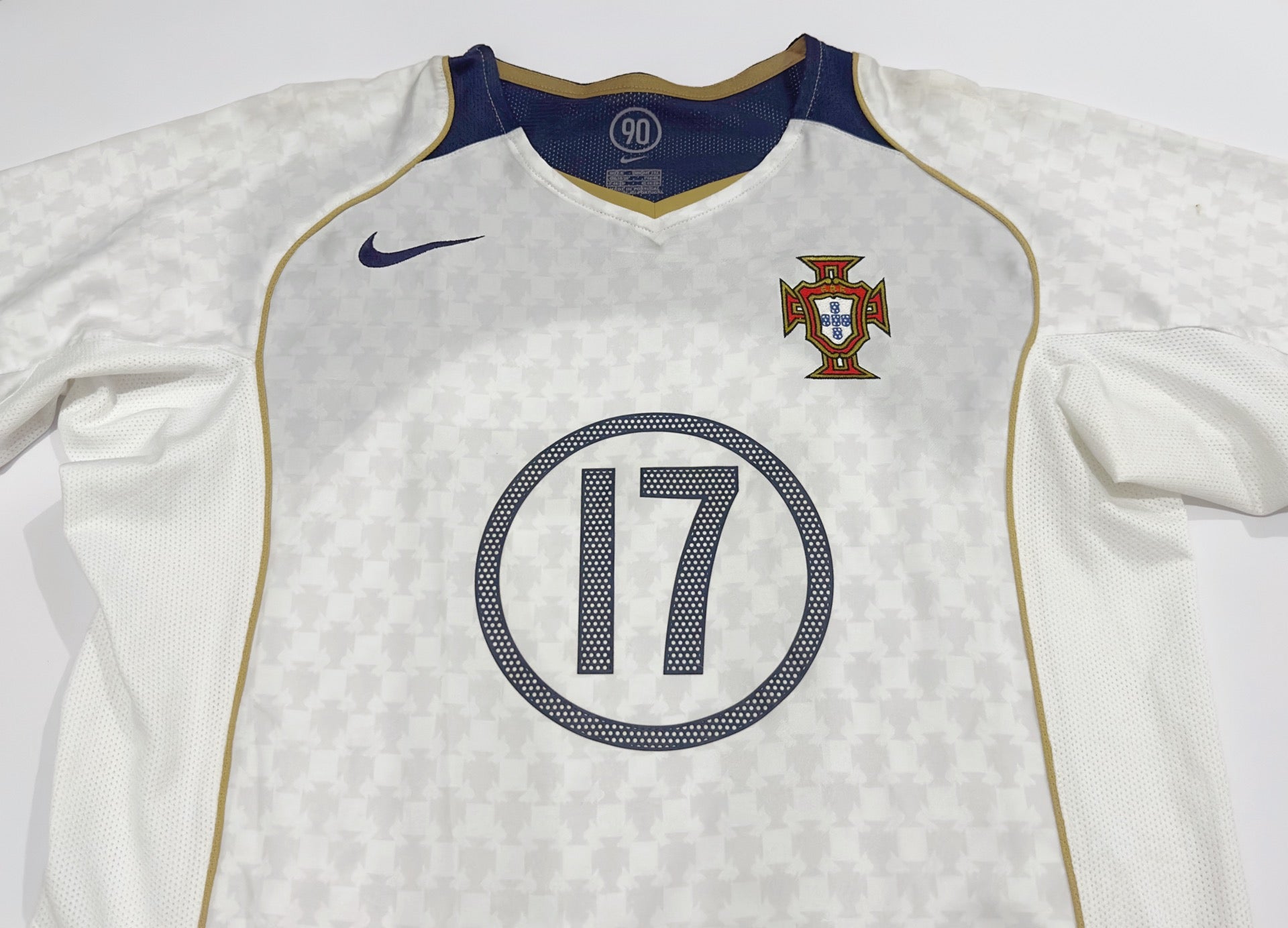 2004/05 Portugal #17 C.RONALDO Away Jersey (S)