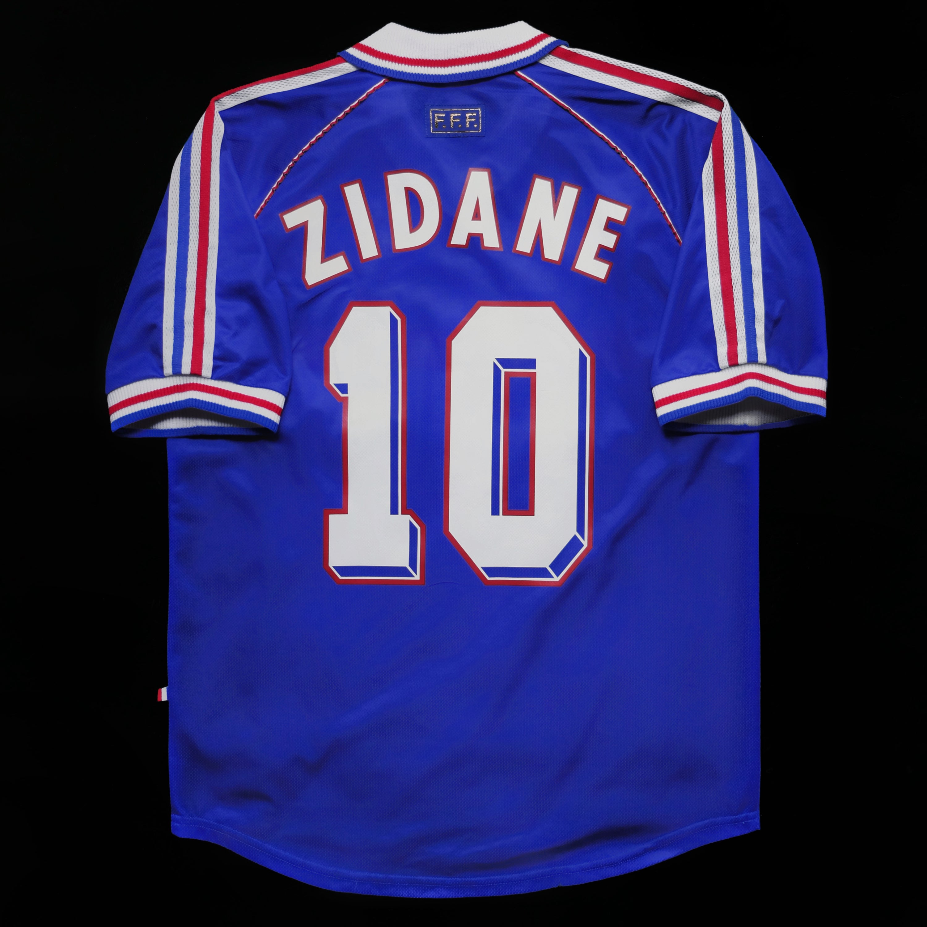1998/00 France #10 ZIDANE Home Jersey (M)