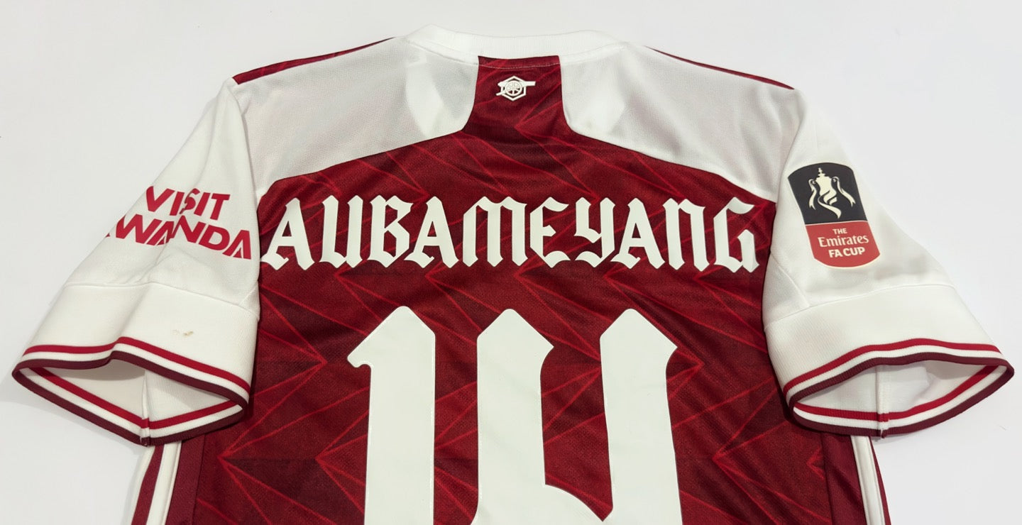 2020/21 Arsenal #14 AUBAMEYANG Home Jersey (S)