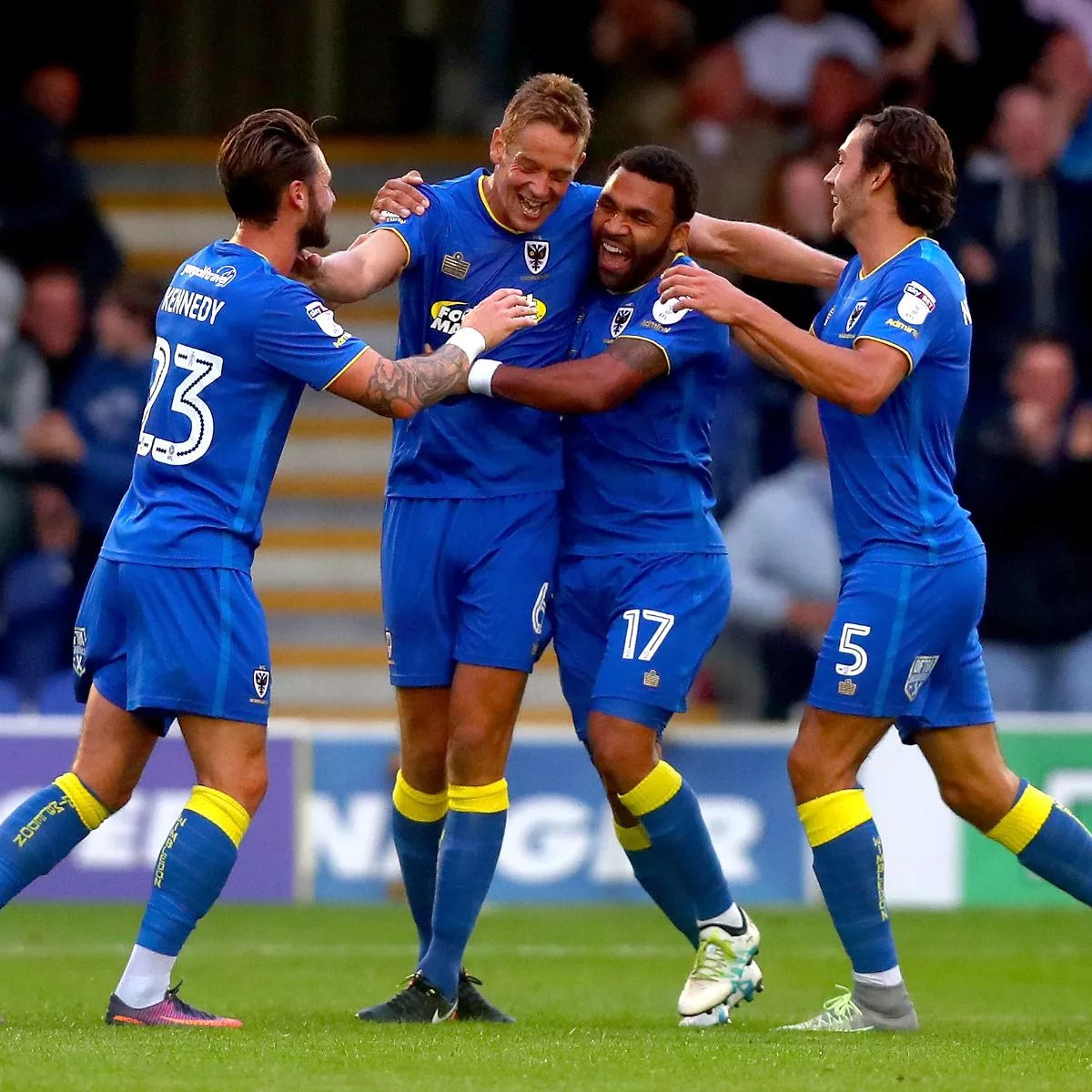 2016/18 AFC Wimbledon Home Jersey (XL)
