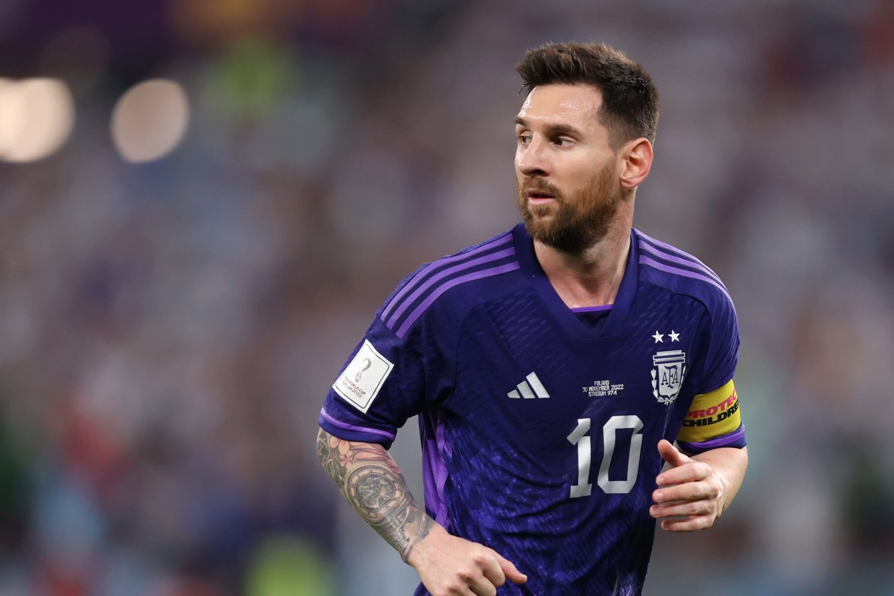 2022 Argentina #10 MESSI Away Jersey (L)