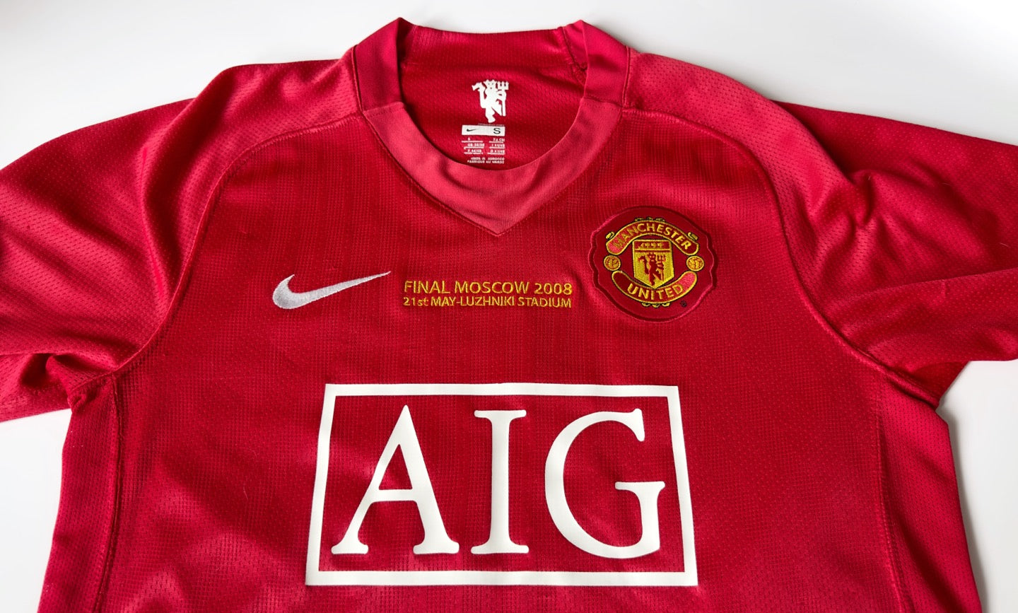 2007/08 Man Utd #7 RONALDO Home Jersey (S) L/S