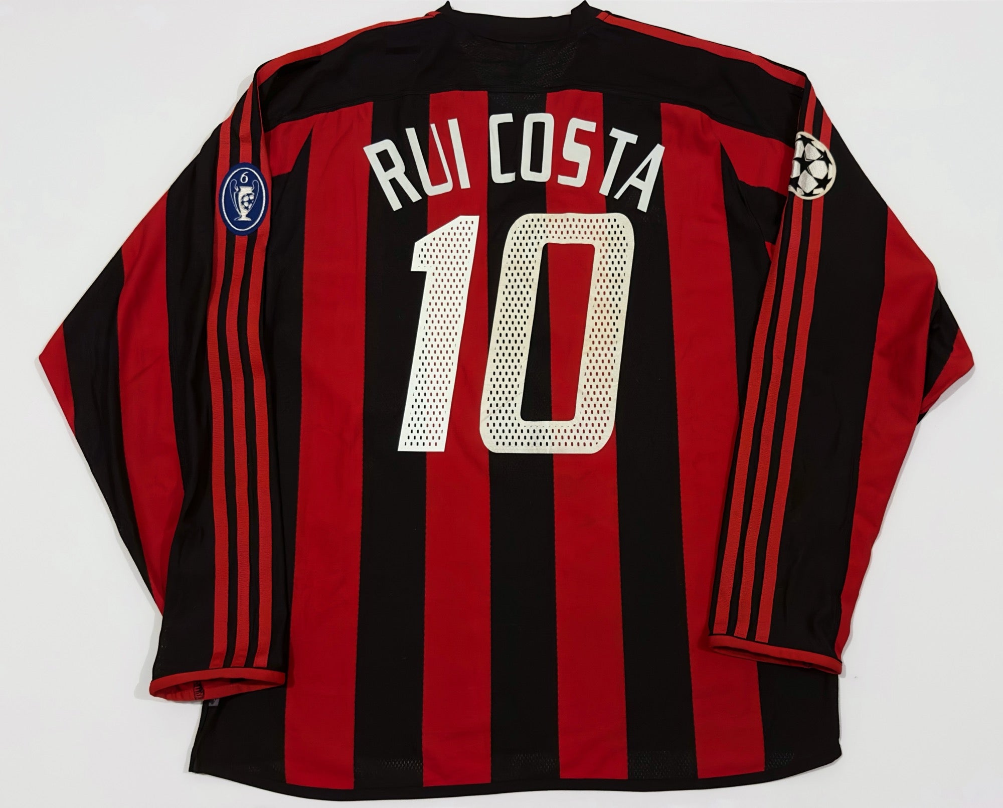 2003/04 AC Milan #10 RUI COSTA Home Jersey (L) L/S – Double Kick