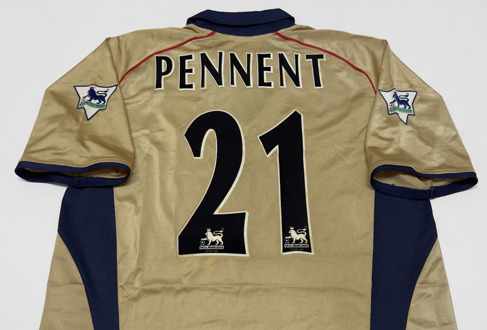 2001/02 Arsenal #21 PENNENT Away Jersey (L)