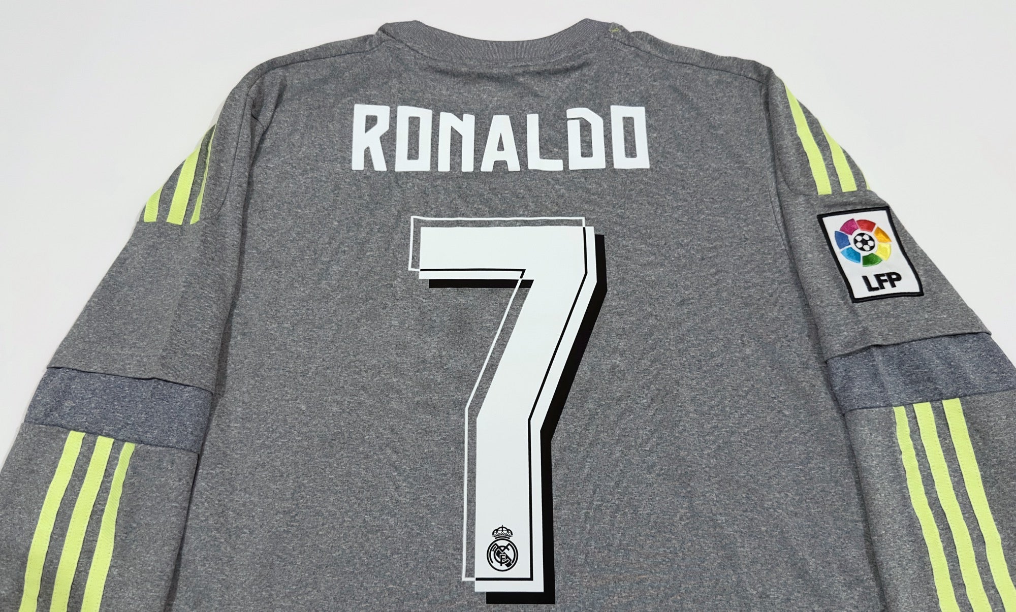 2015/16 Real Madrid #7 RONALDO Away Jersey (S) L/S