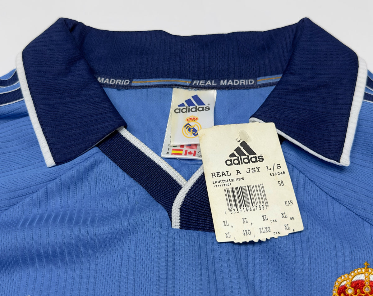 1999/00 Real Madrid #8 McMANAMAN Third Jersey (XL) L/S