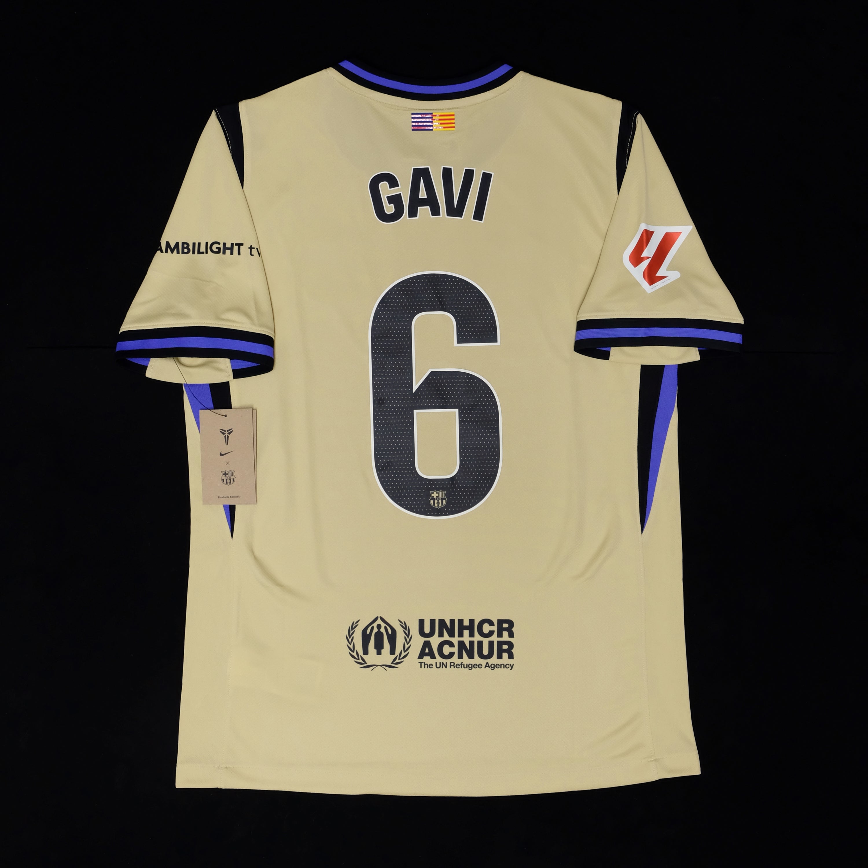 2025/26 Barcelona #6 GAVI Away Jersey (M)