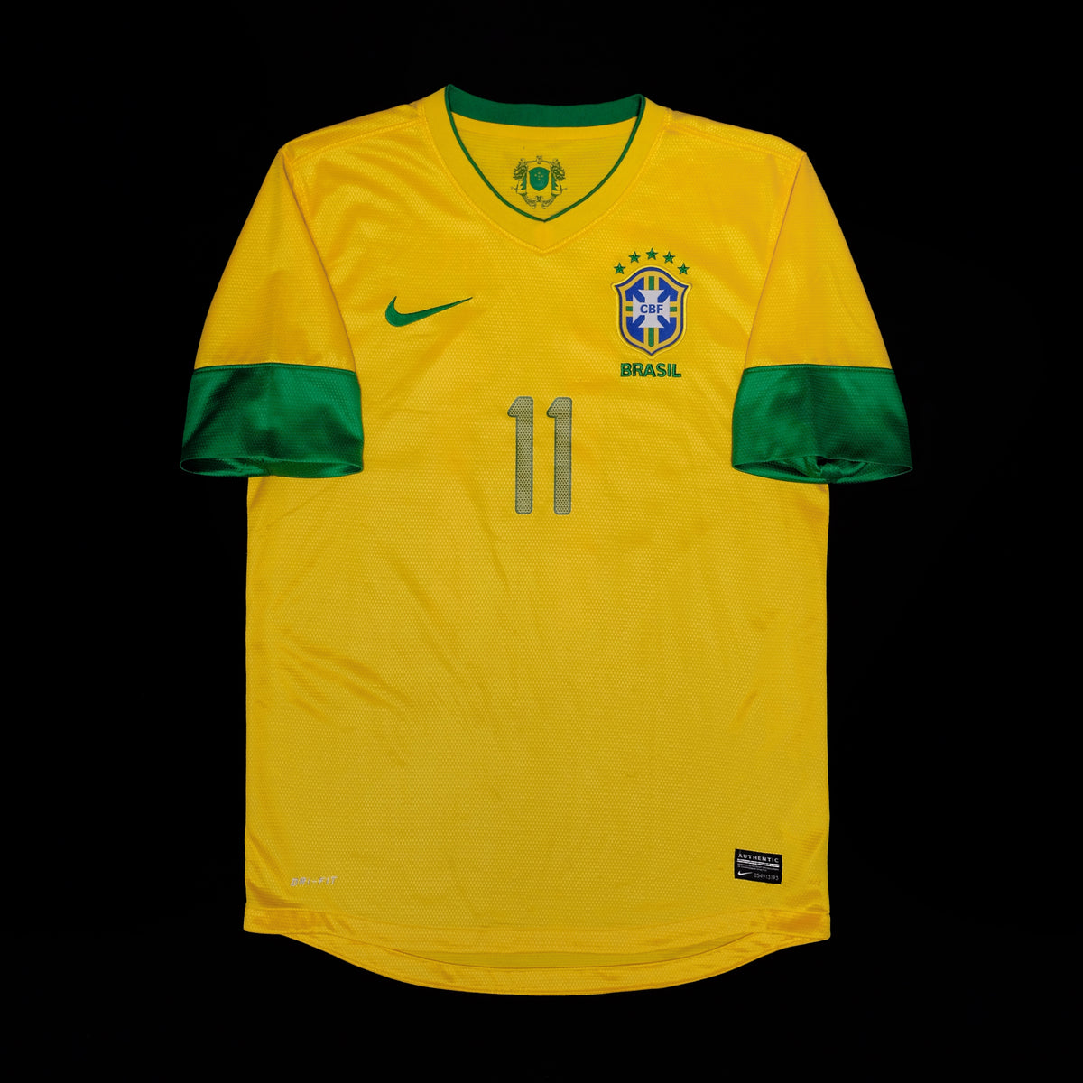 2012/13 Brazil #11 NEYMAR Home Jersey (S)