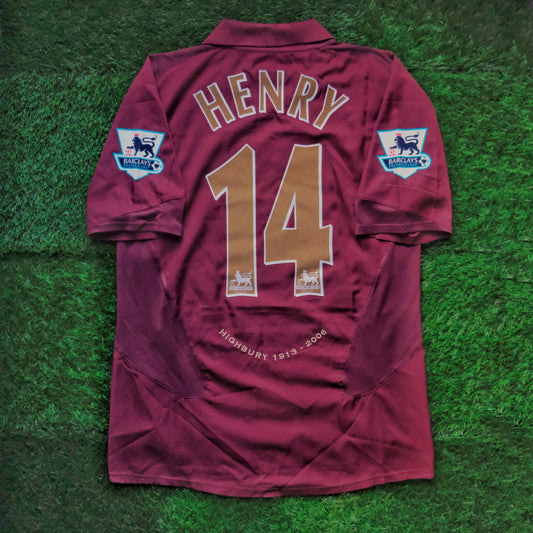 2005/06 Arsenal #14 HENRY Home Jersey (M)