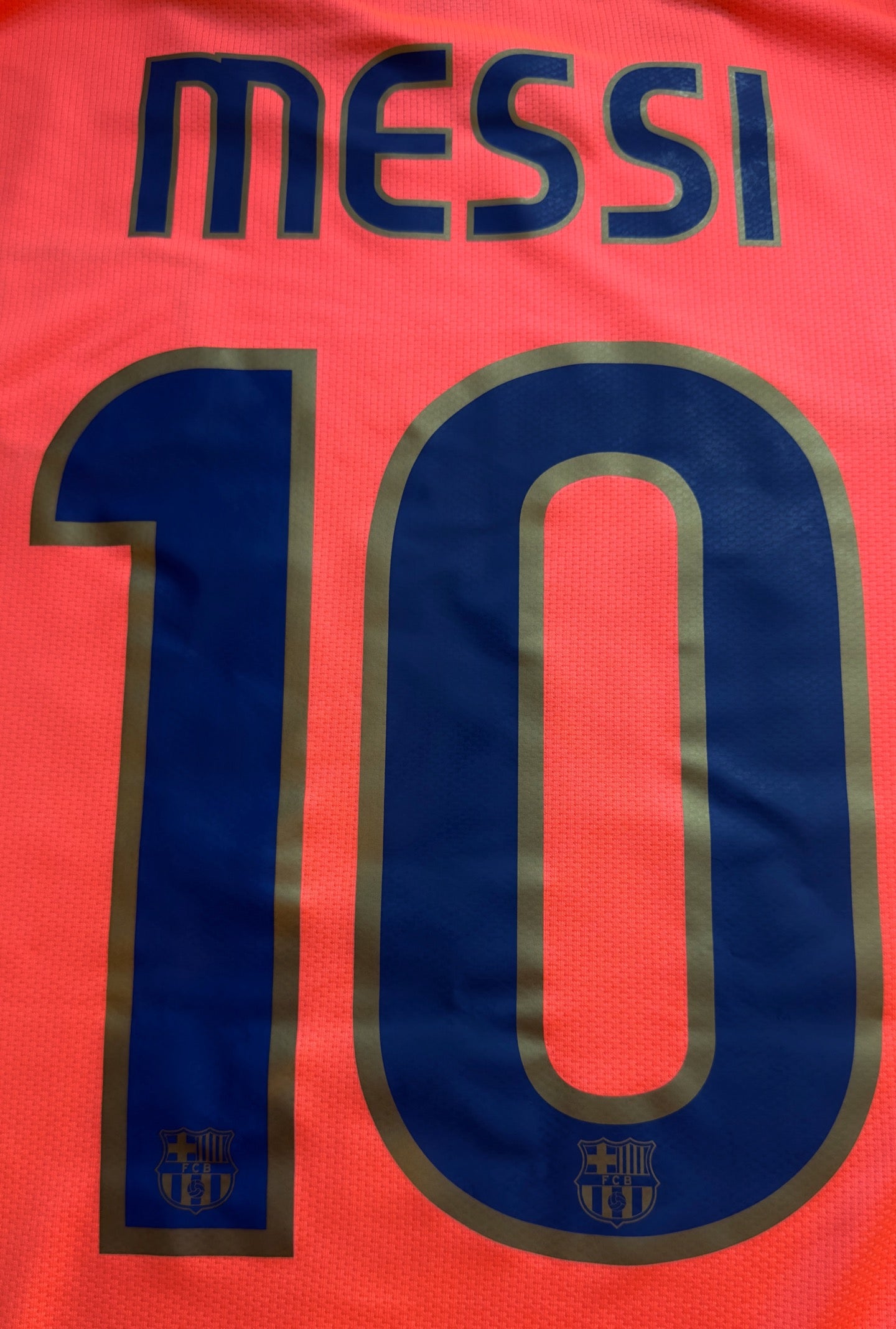 2009/11 Barcelona #10 MESSI Away Jersey (L)