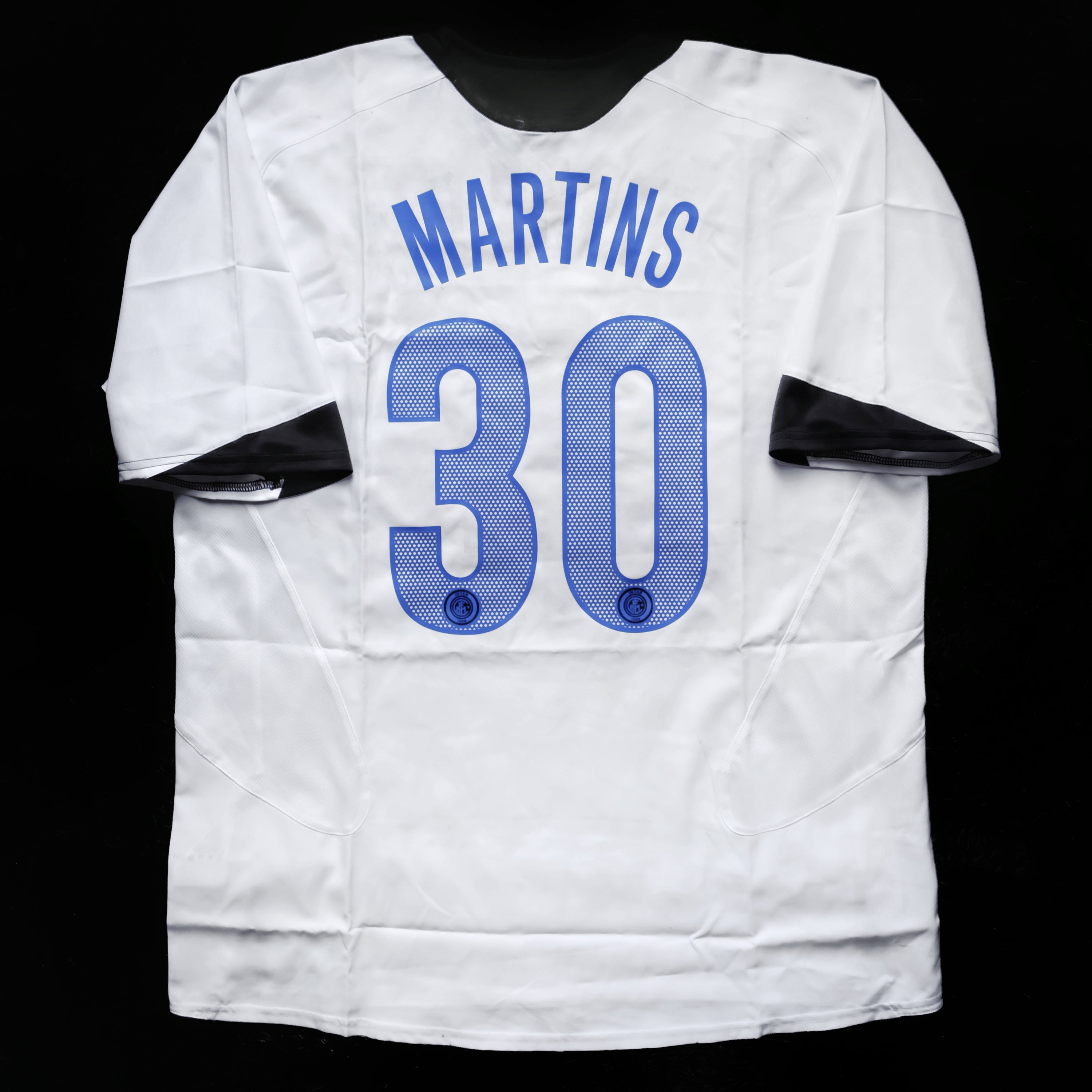 2005/06 Inter Milan #30 MARTINS Away Jersey (XL)