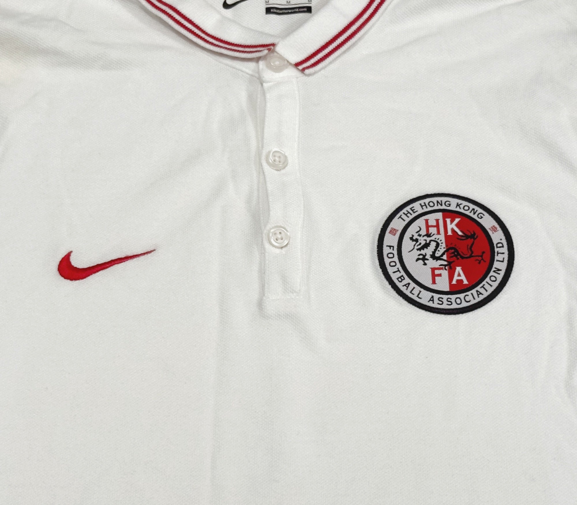 Nike Hong Kong White Polo Shirt (M)