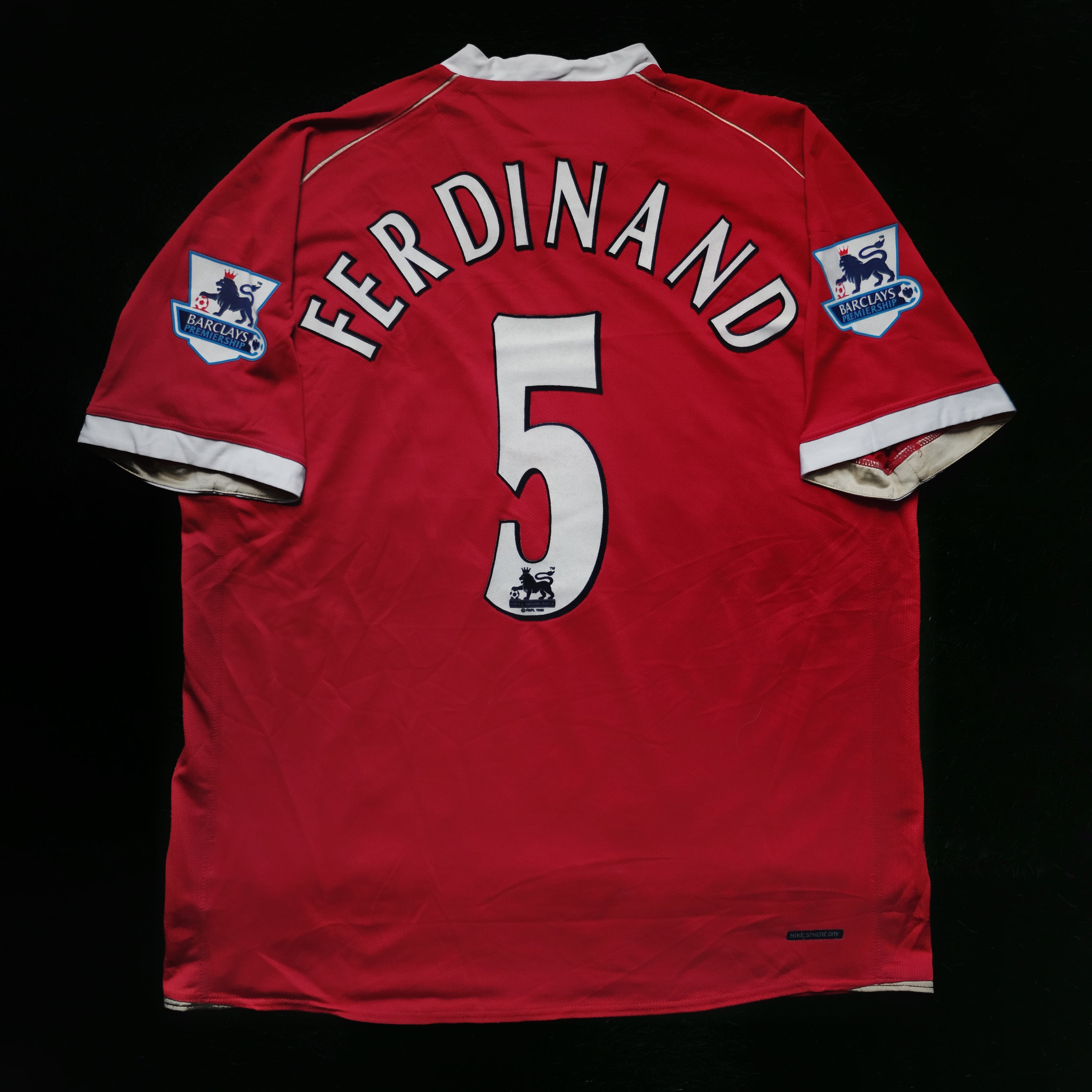 2006/07 Man Utd #5 FERDINAND Home Jersey (XL)