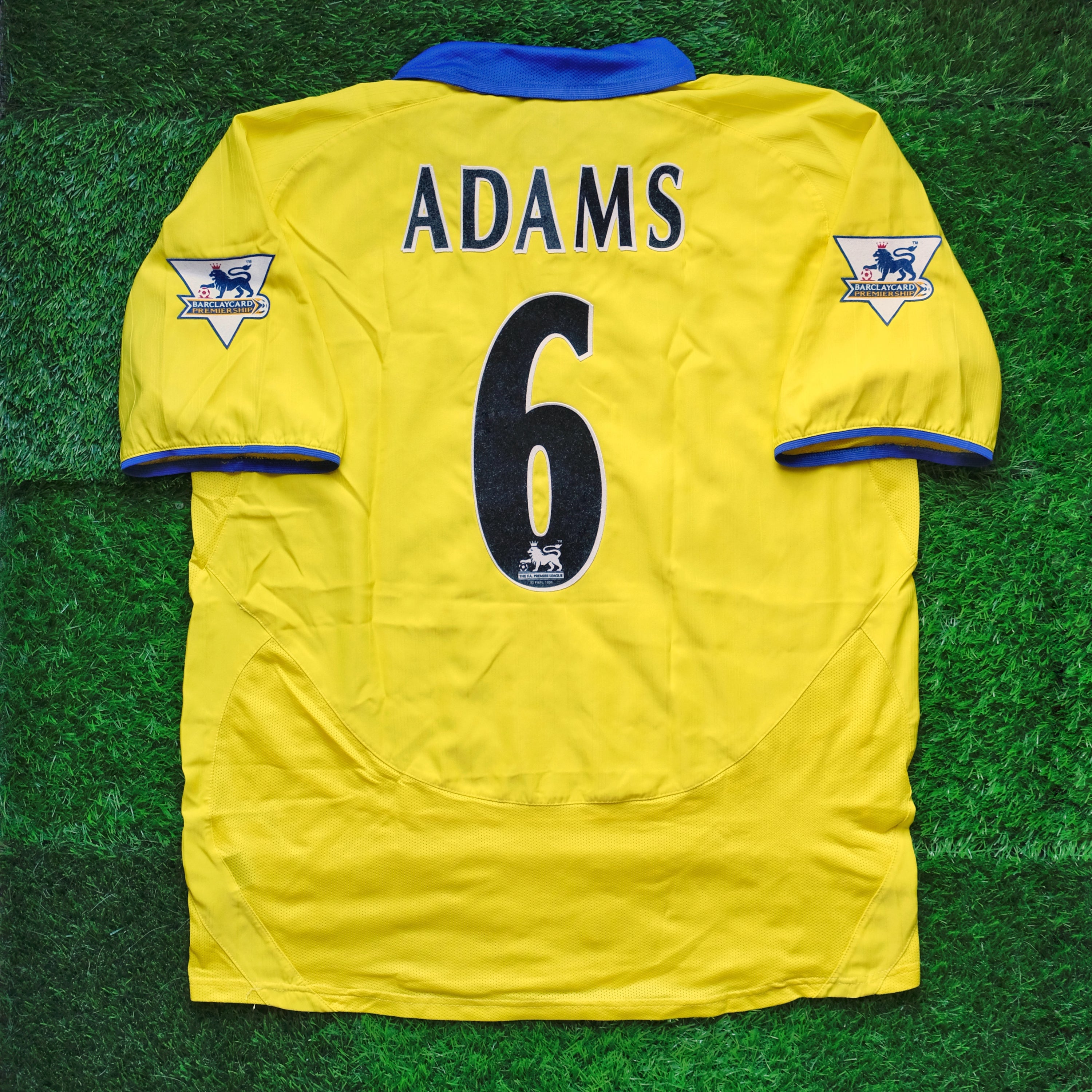 2003/04 Arsenal #6 ADAMS Away Jersey (XL)